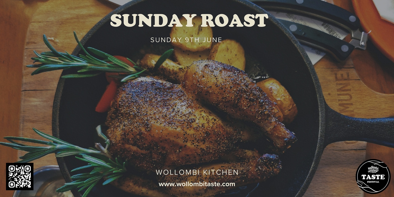 Banner image for Wollombi Taste Festival Sunday Roast @ Wollombi Kitchen