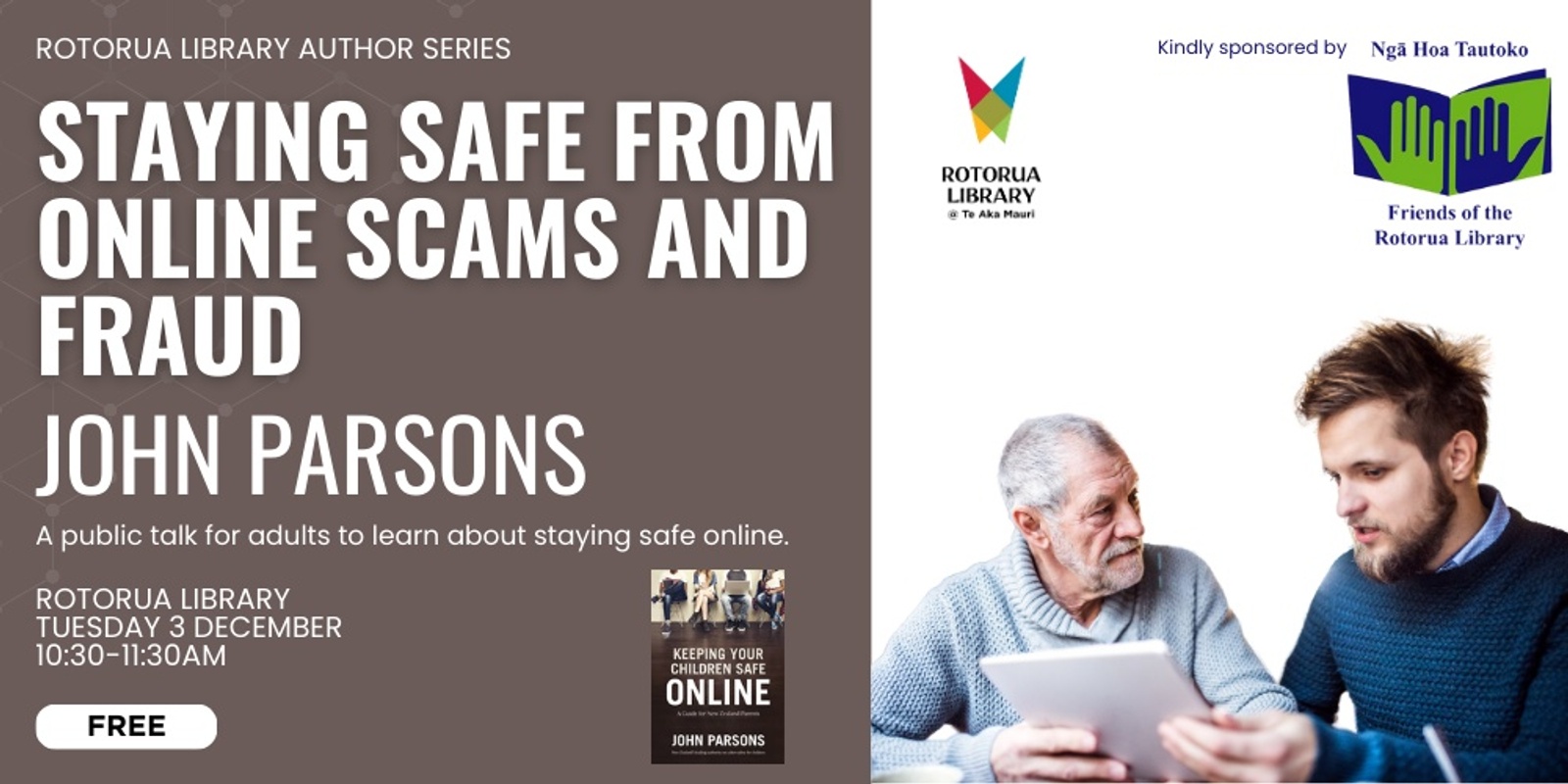 Banner image for Staying safe from online scams and fraud