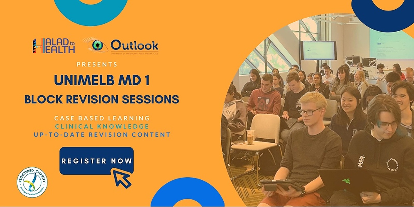 ðŸŽ“UniMelb MD 1 Block Revision Sessions | Halad to Health X Outlook Rural Health Club
