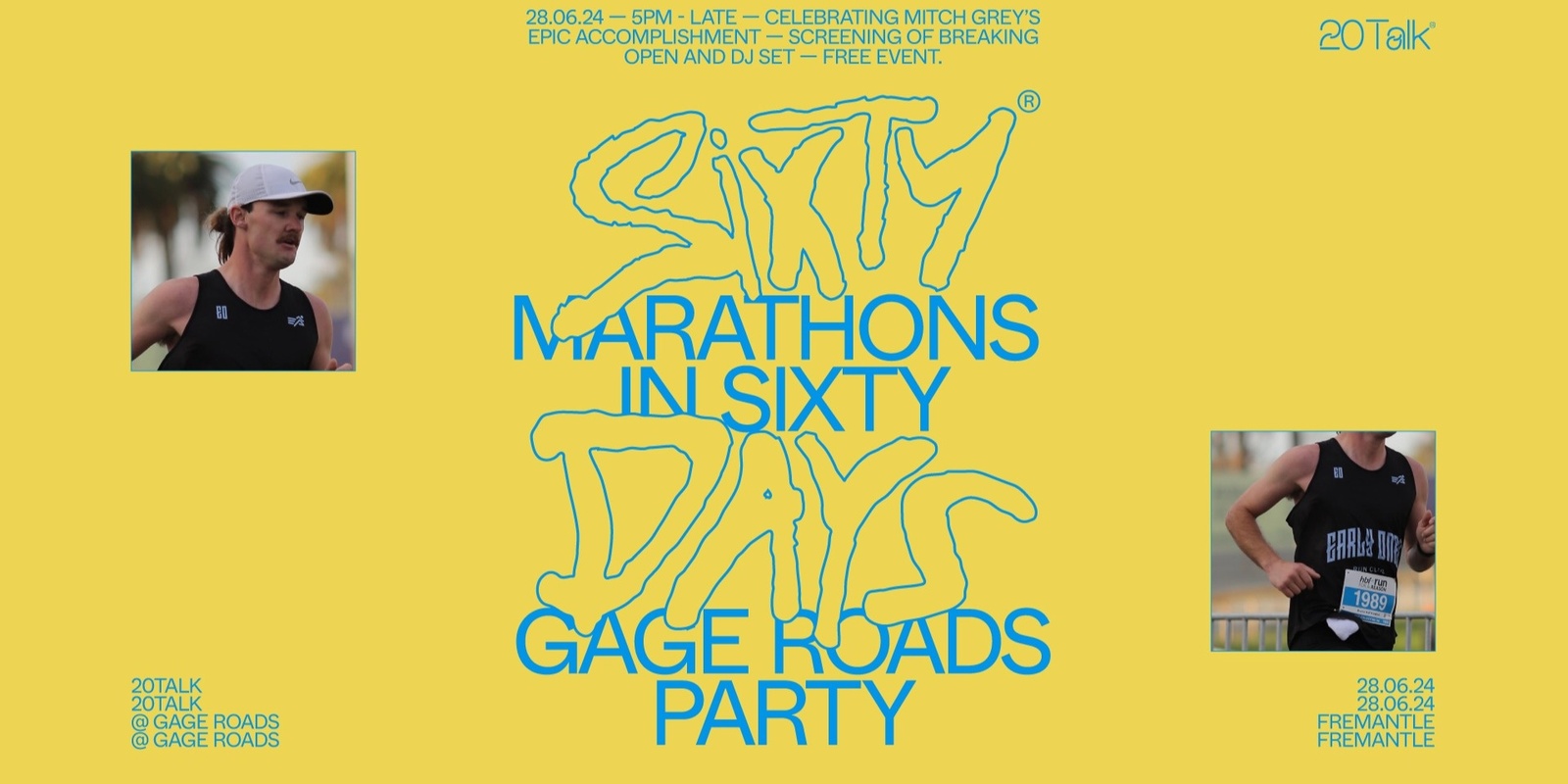 Banner image for 60 Marathons in 60 Days Party