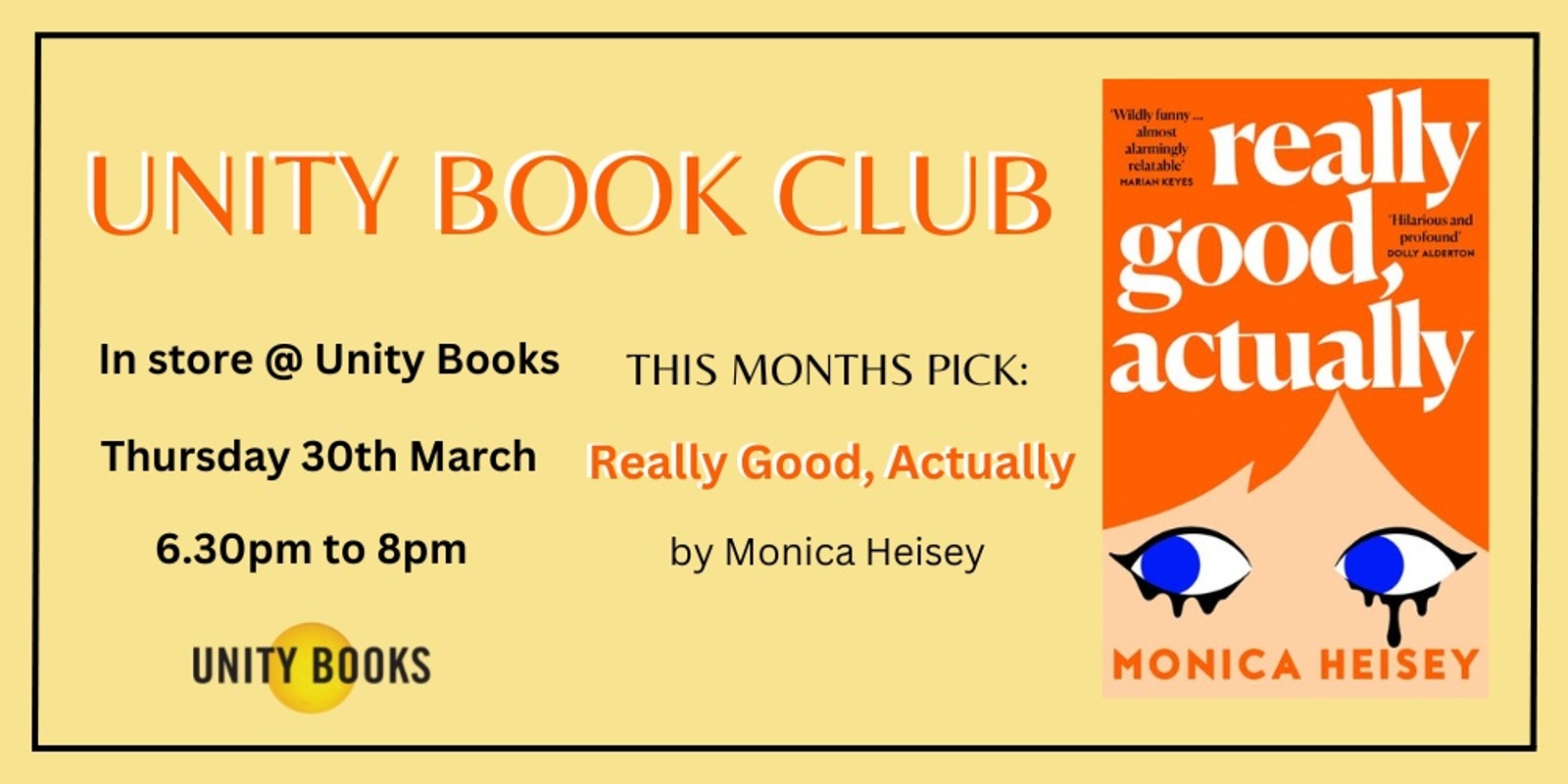 Banner image for BOOK CLUB: Really Good, Actually 