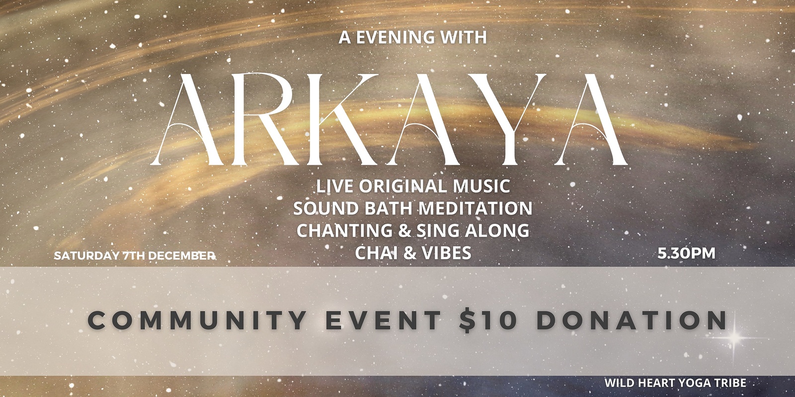 Banner image for An evening with ARKAYA