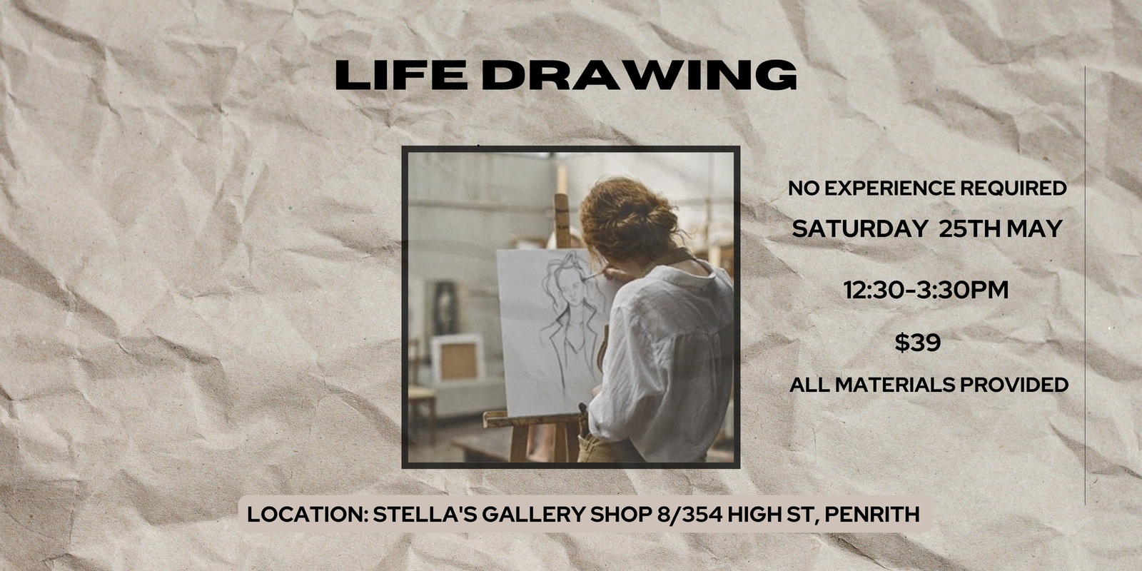 Banner image for Life Drawing 