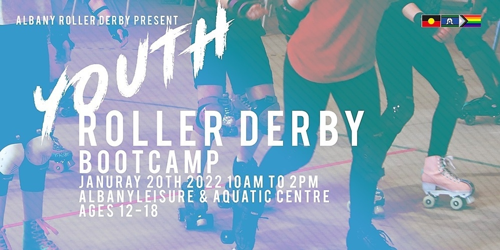 Banner image for Youth Roller Derby Bootcamp 