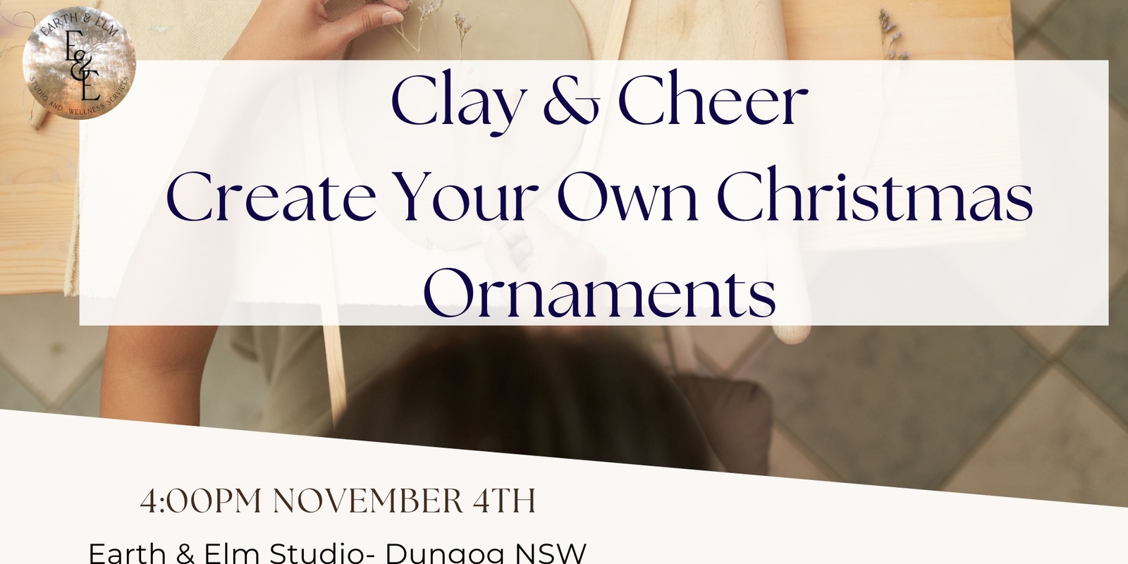 Banner image for Clay & Cheer: Create Your Own Christmas Ornament