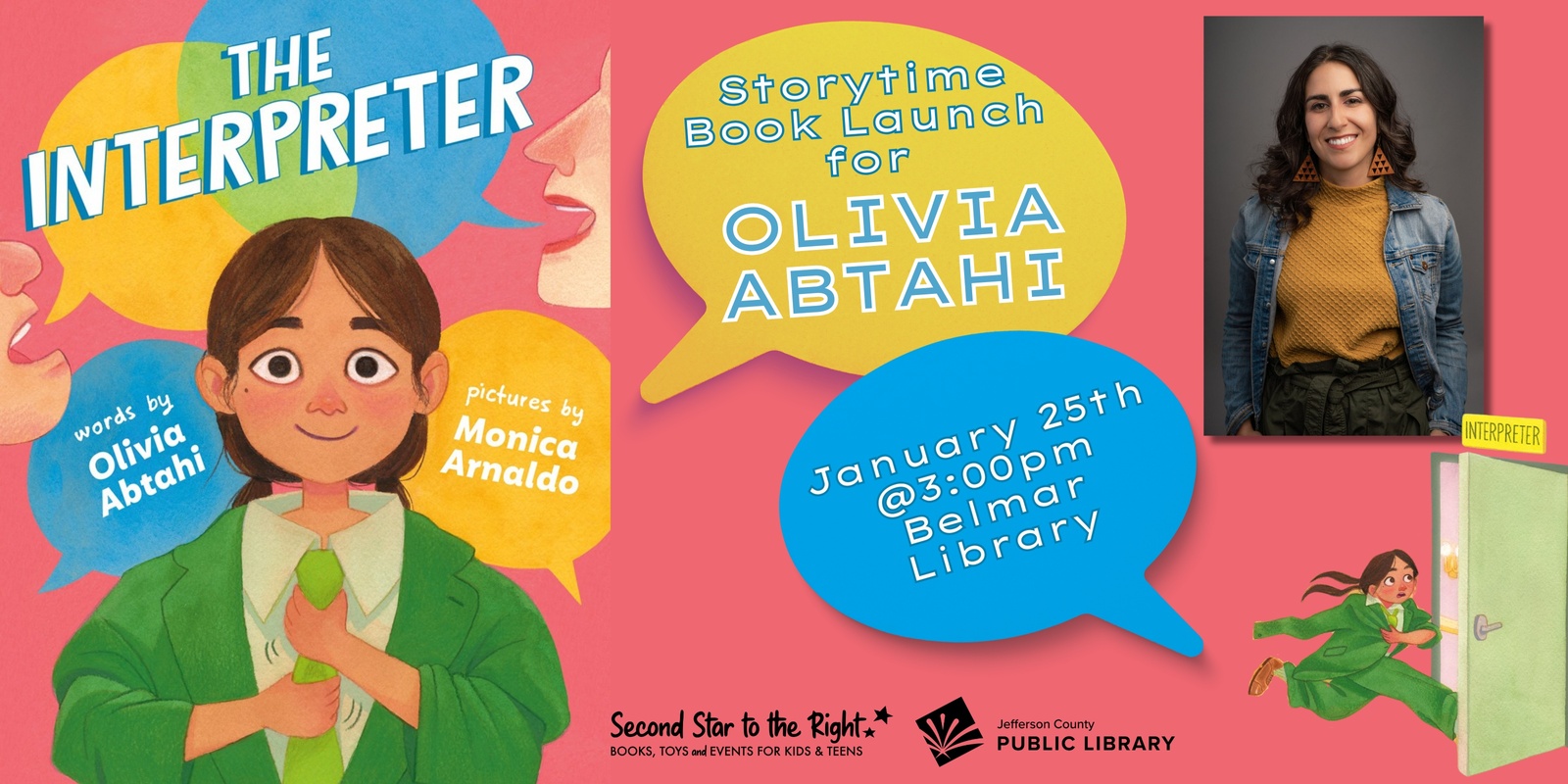 Banner image for Storytime Launch with Olivia Abtahi