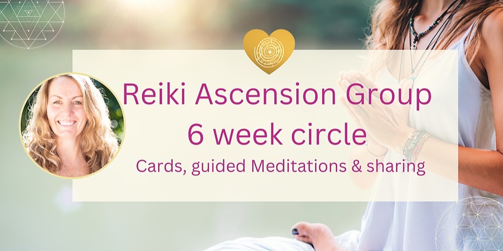 Banner image for Reiki Ascension group - 6 week circle via Zoom