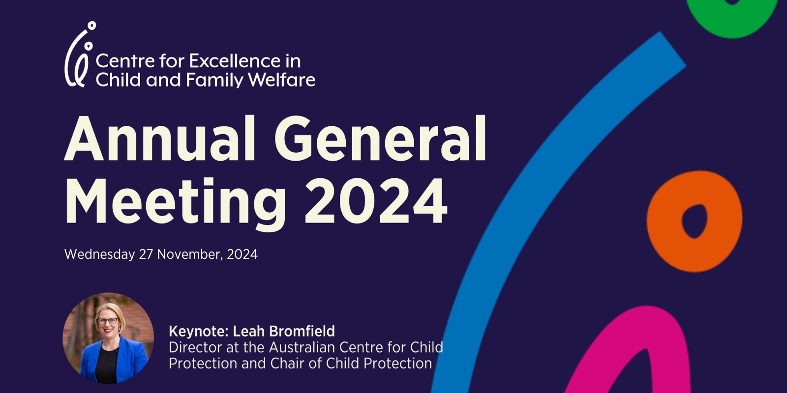 Banner image for Annual General Meeting 2024 - Centre for Excellence in Child and Family Welfare