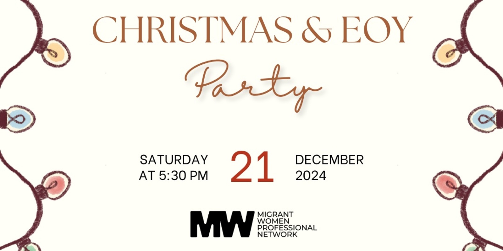 Banner image for Christmas & EOY Party - Migrant Women Professional Network