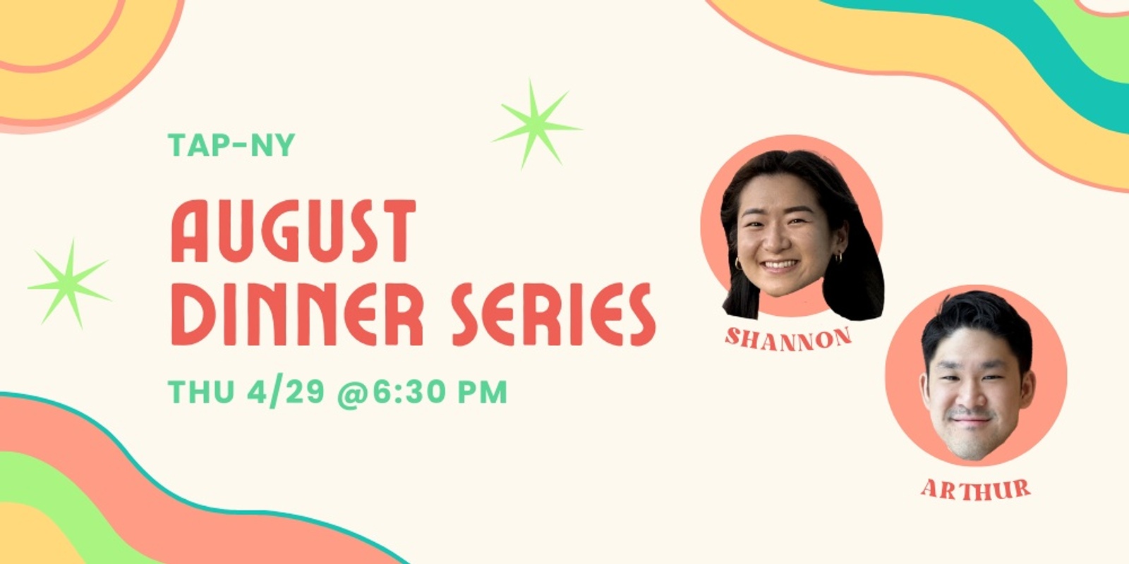 Banner image for TAP-NY August Dinner Series