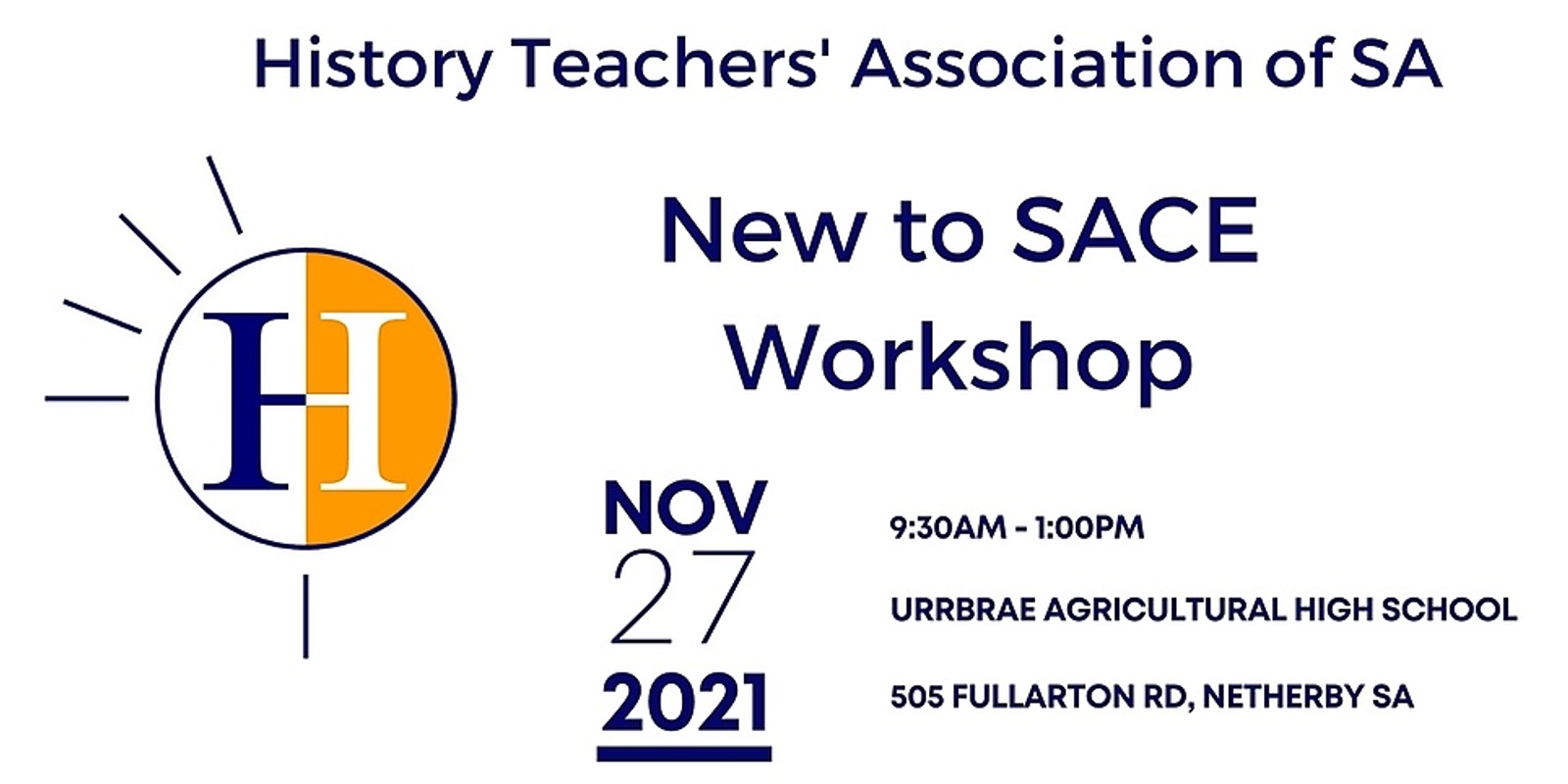 Banner image for HTASA Teachers New to SACE Workshop 