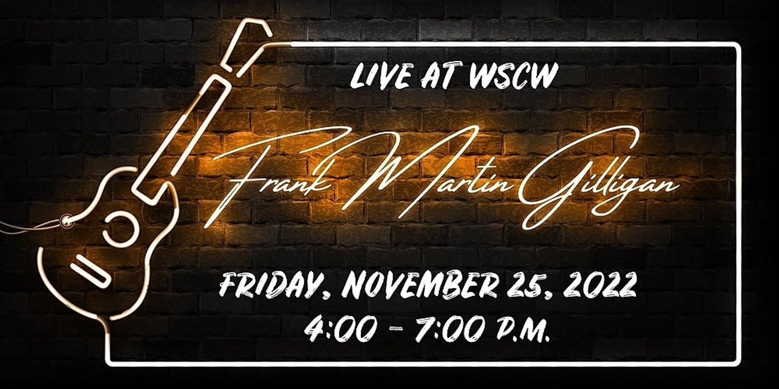 Banner image for Frank Martin Gilligan with Joe Gavito November 25