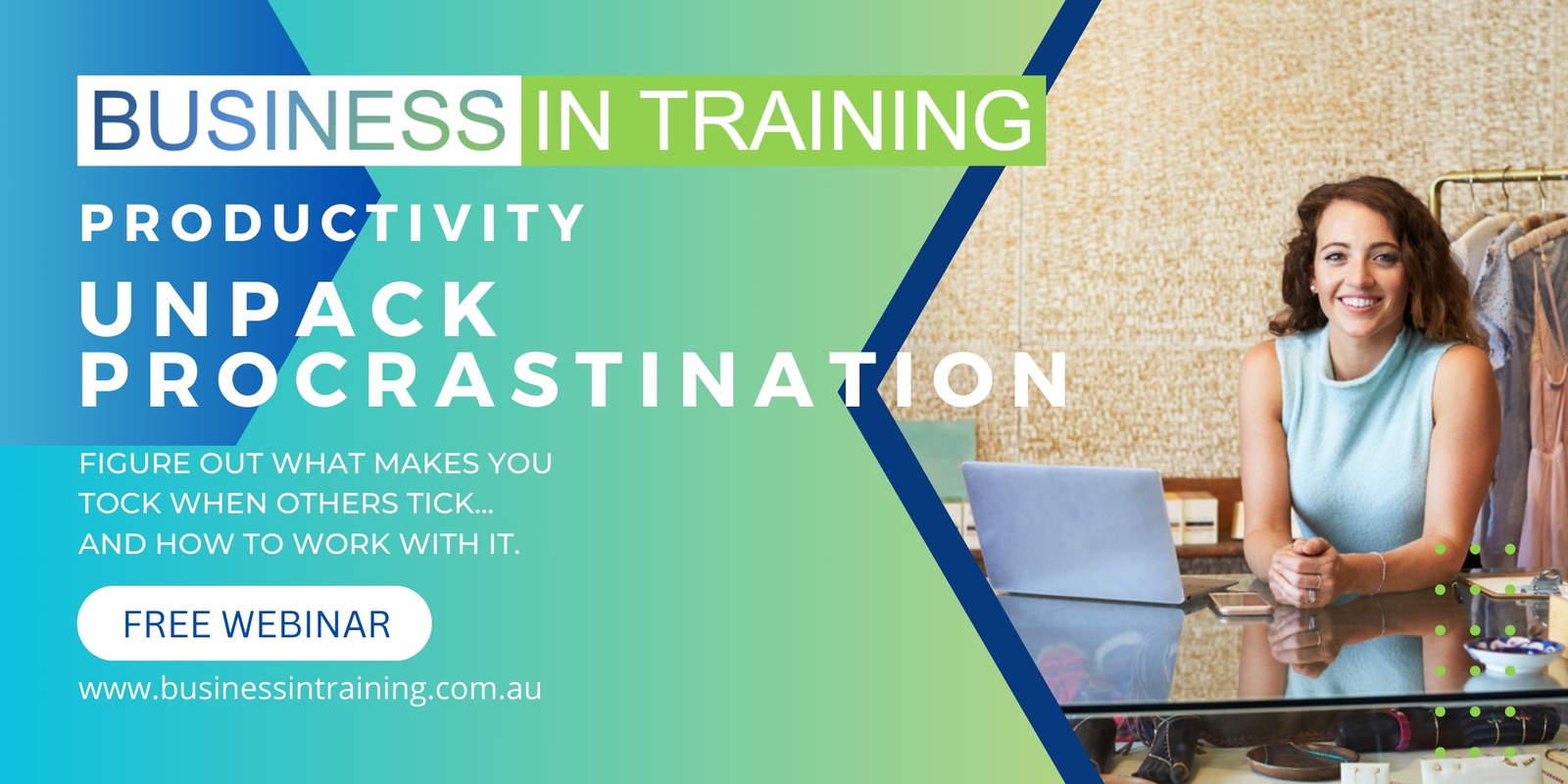 Banner image for WEBINAR: Unpack Procrastination