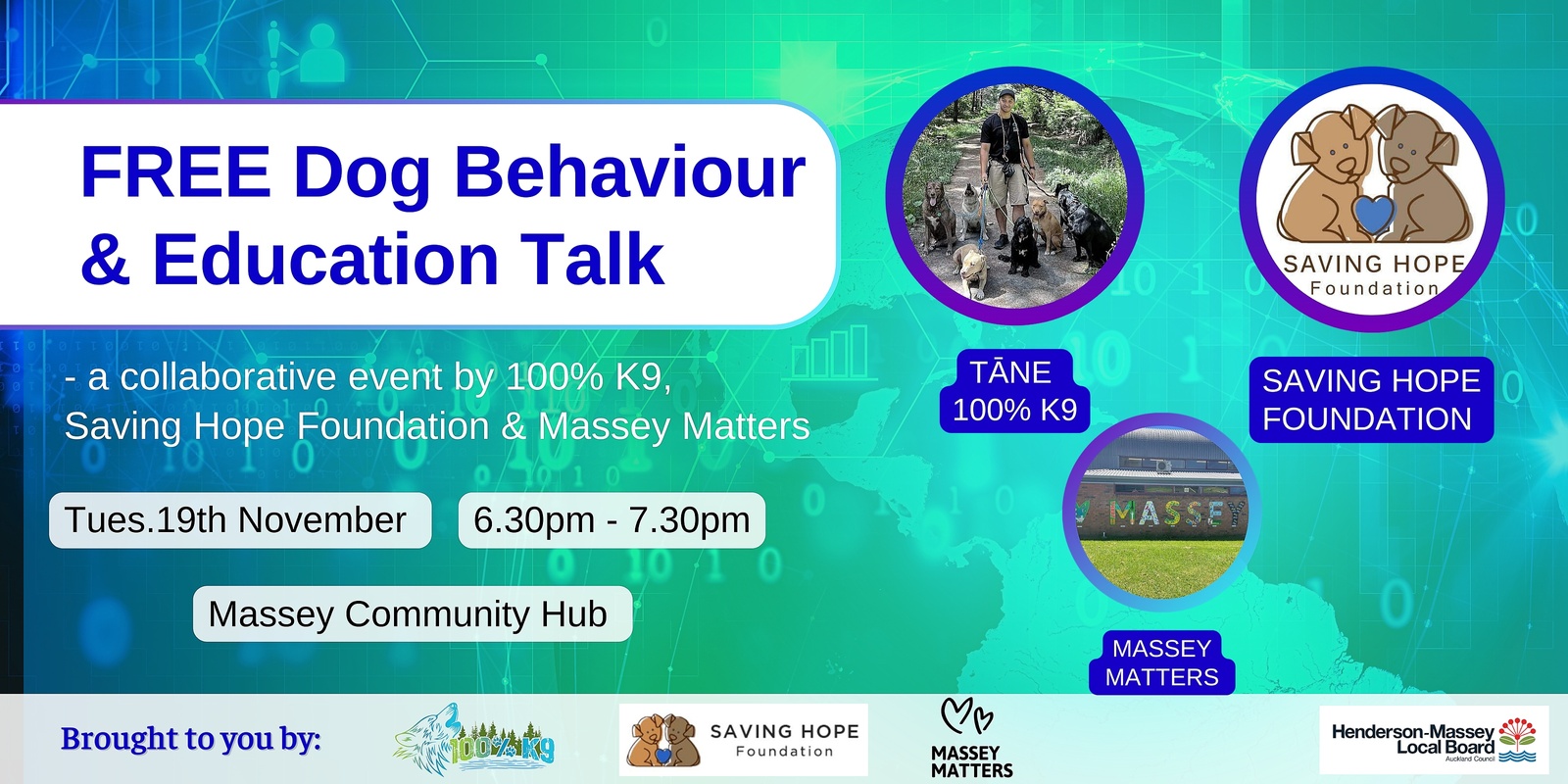 Banner image for FREE Dog Behaviour & Education Talk + Giveaways 