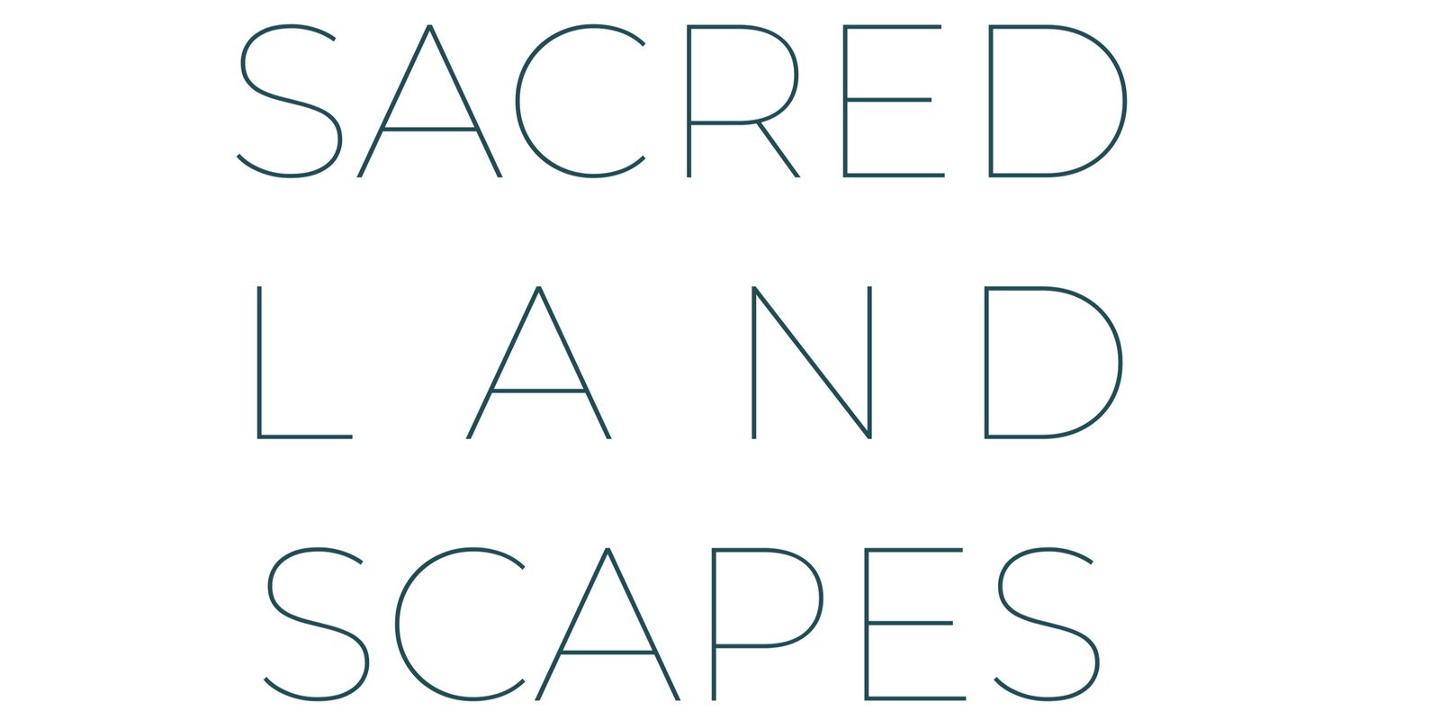 Banner image for "Sacred Landscapes"  collective photographic exhibition 