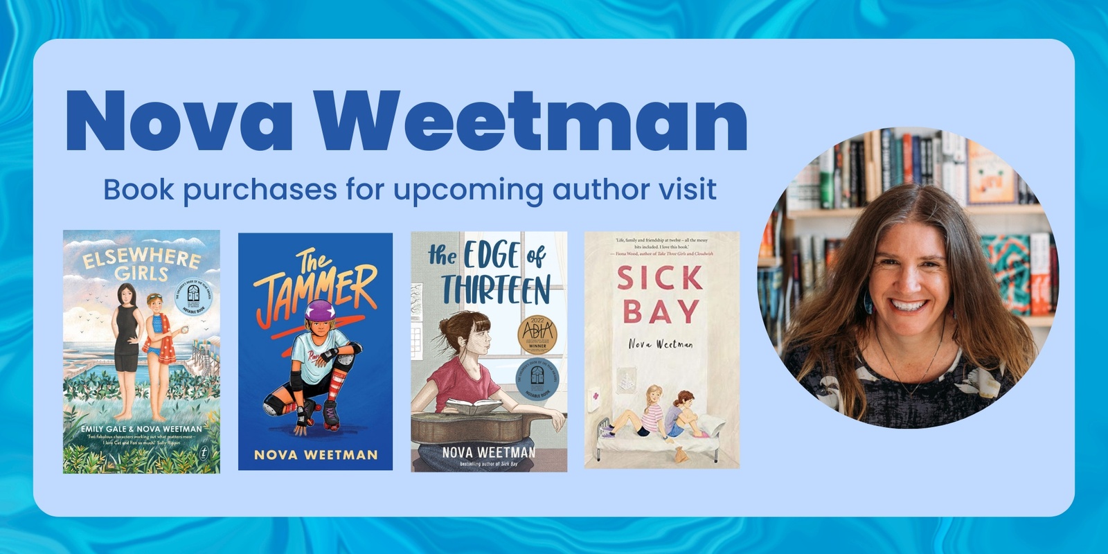 Banner image for Nova Weetman Book Purchases