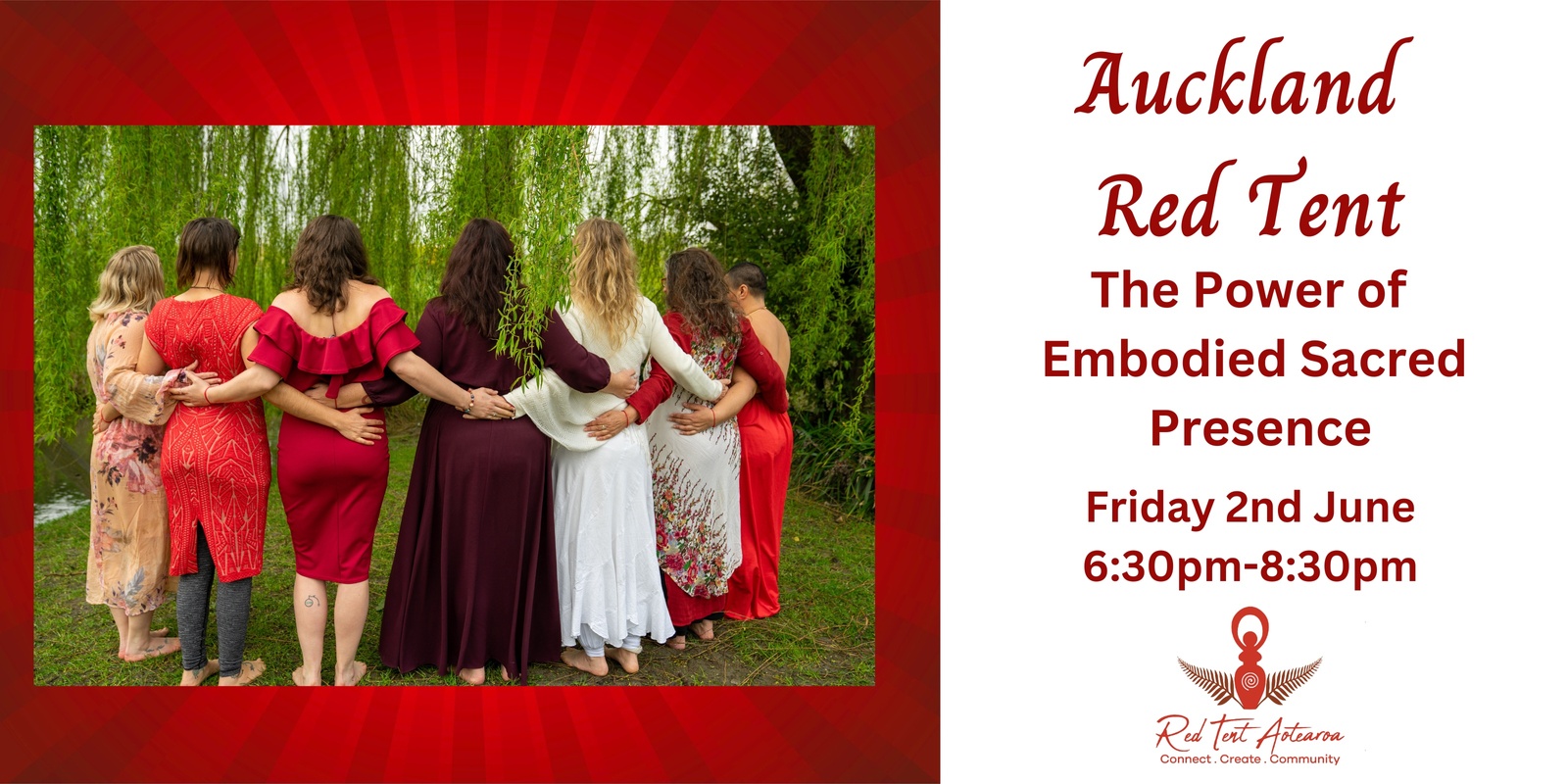 Banner image for The Power of Embodied Presence- Auckland Red Tent