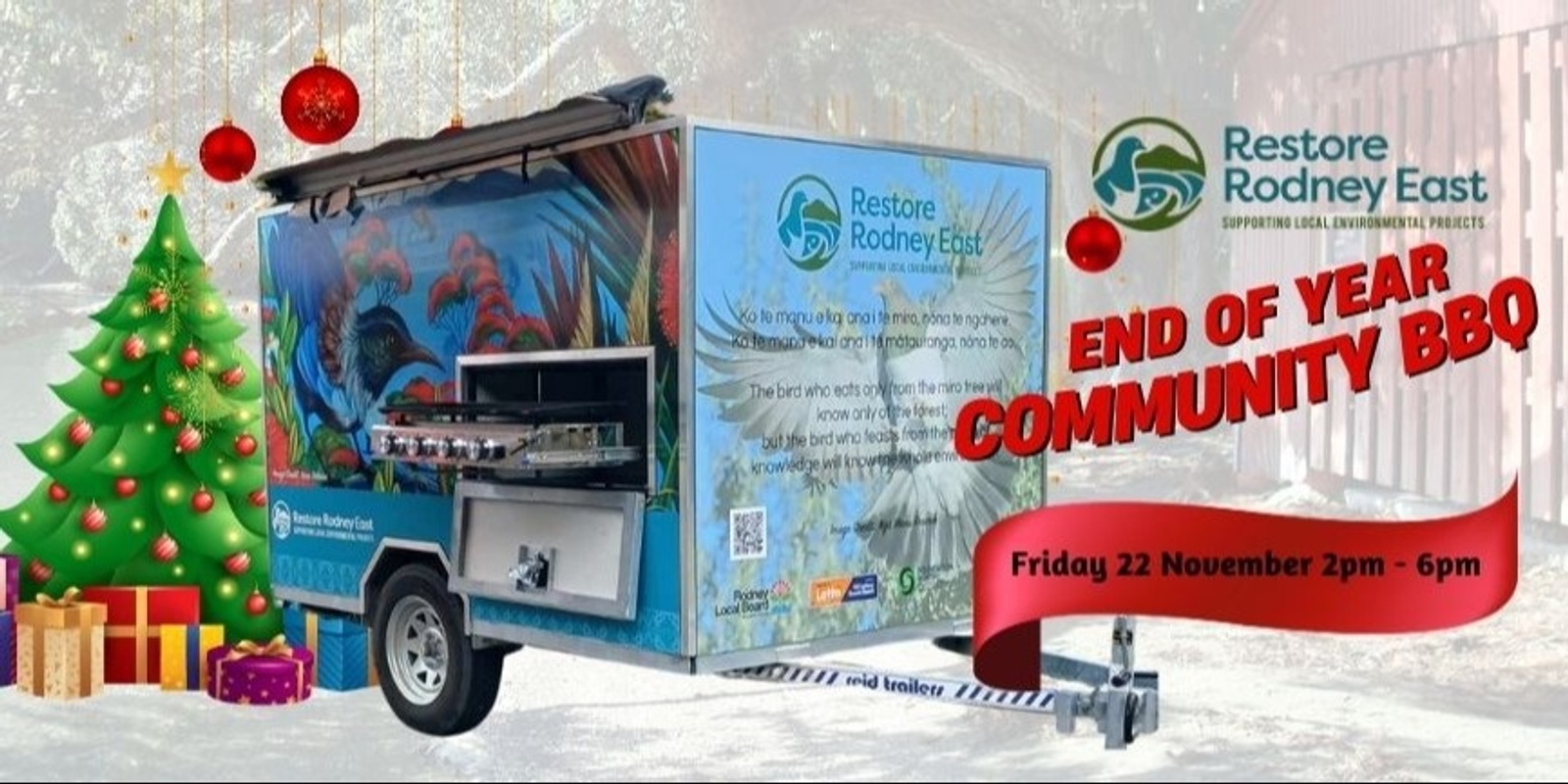 Banner image for Christmas Celebration Community BBQ - Official RRE Trailer Launch