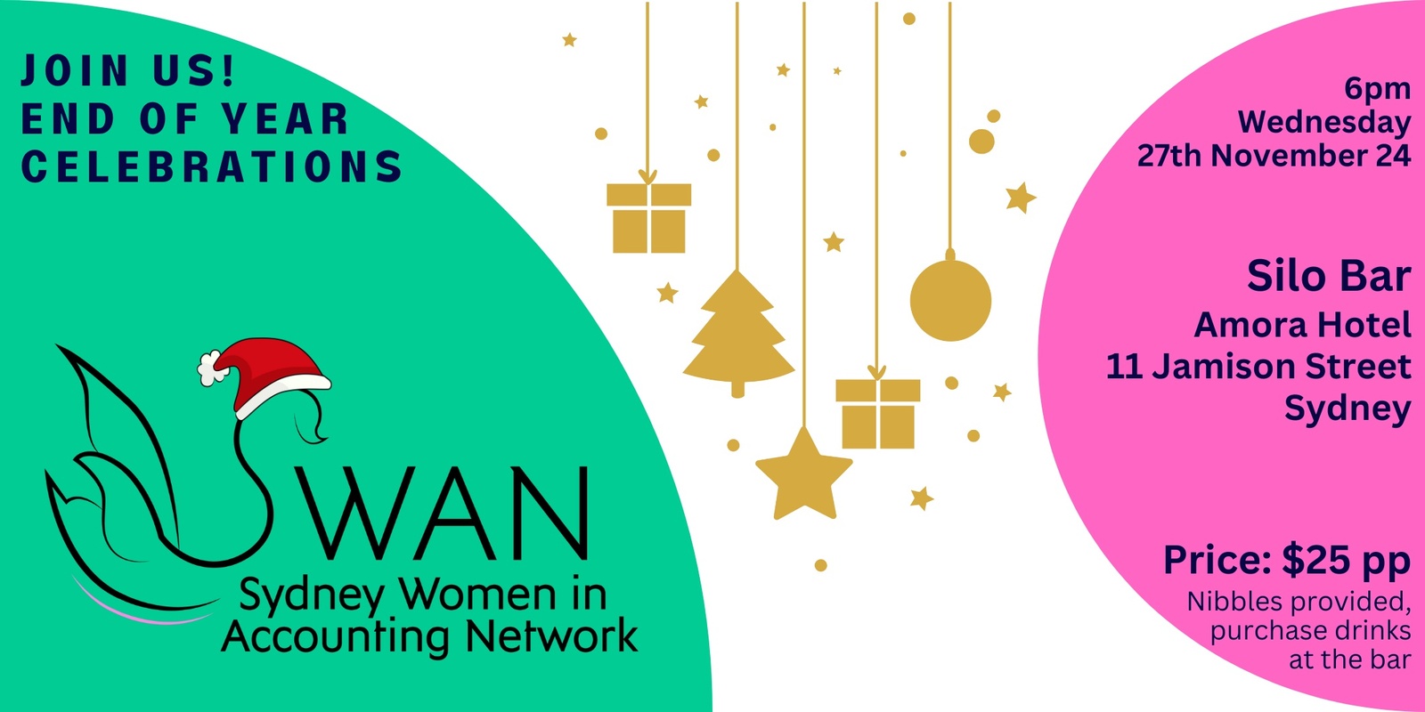 Banner image for Sydney Women in Accounting Network - end of year celebrations