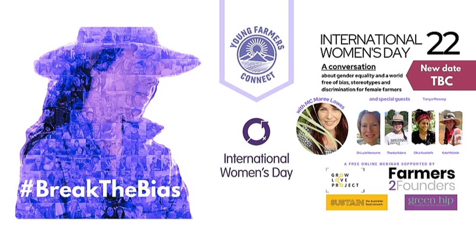 Banner image for International Women's Day : Young Farmers Connect webinar [new date TBC]