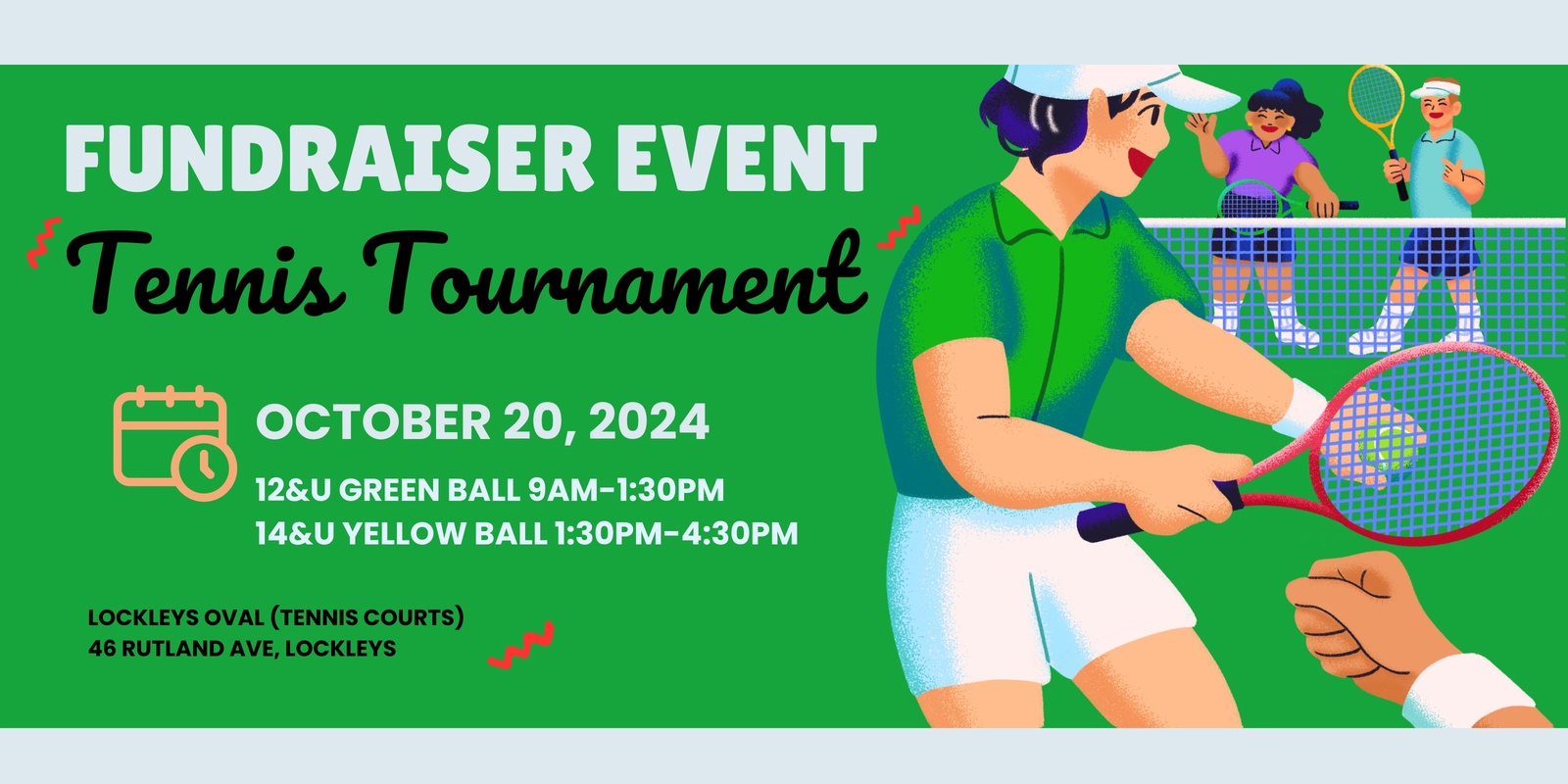 Banner image for Tennis Tournament (Fundraiser Event for Kickstart for Kids)