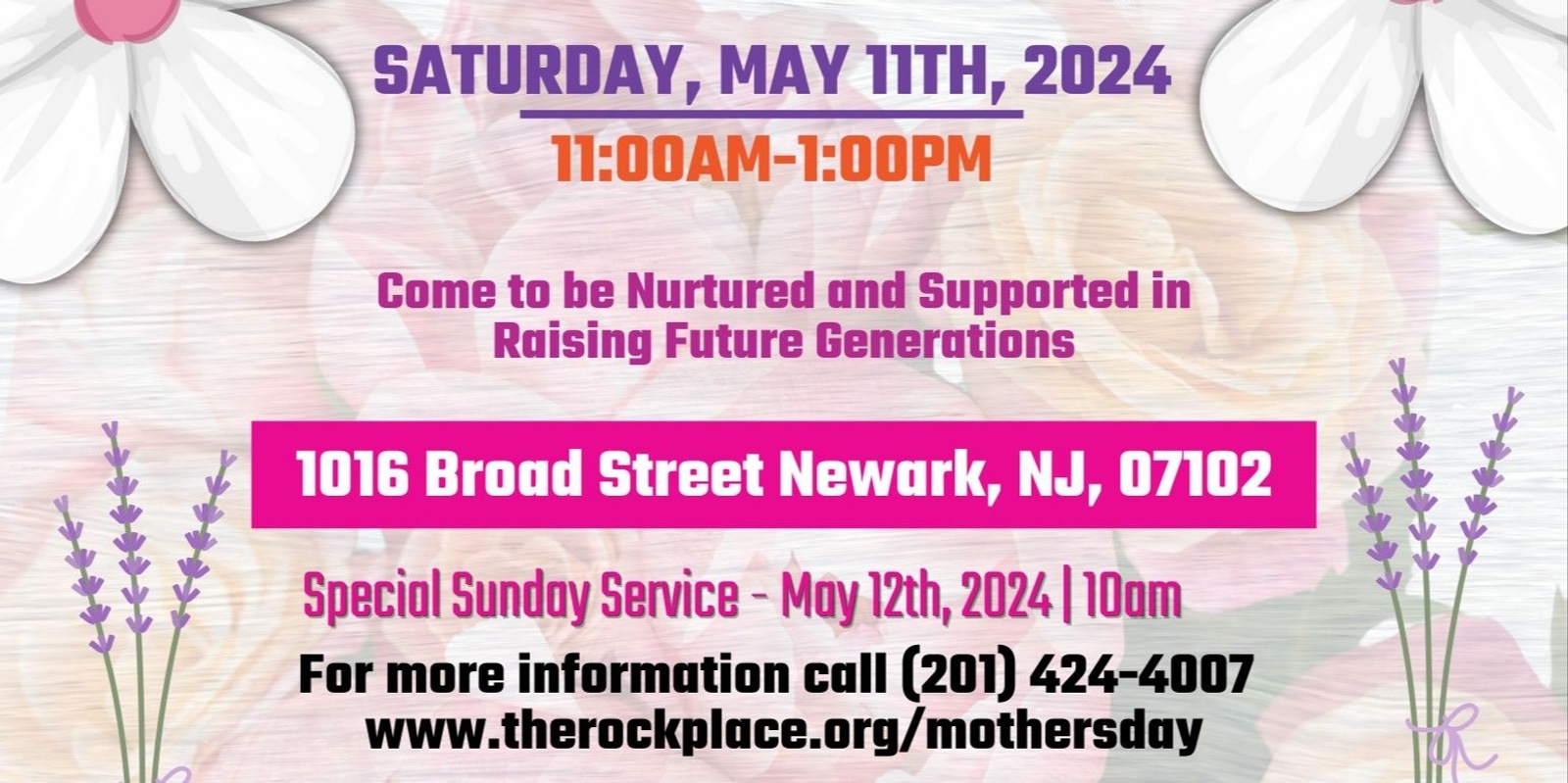 Banner image for Free Mother's Day Outreach Celebration & Giveaway