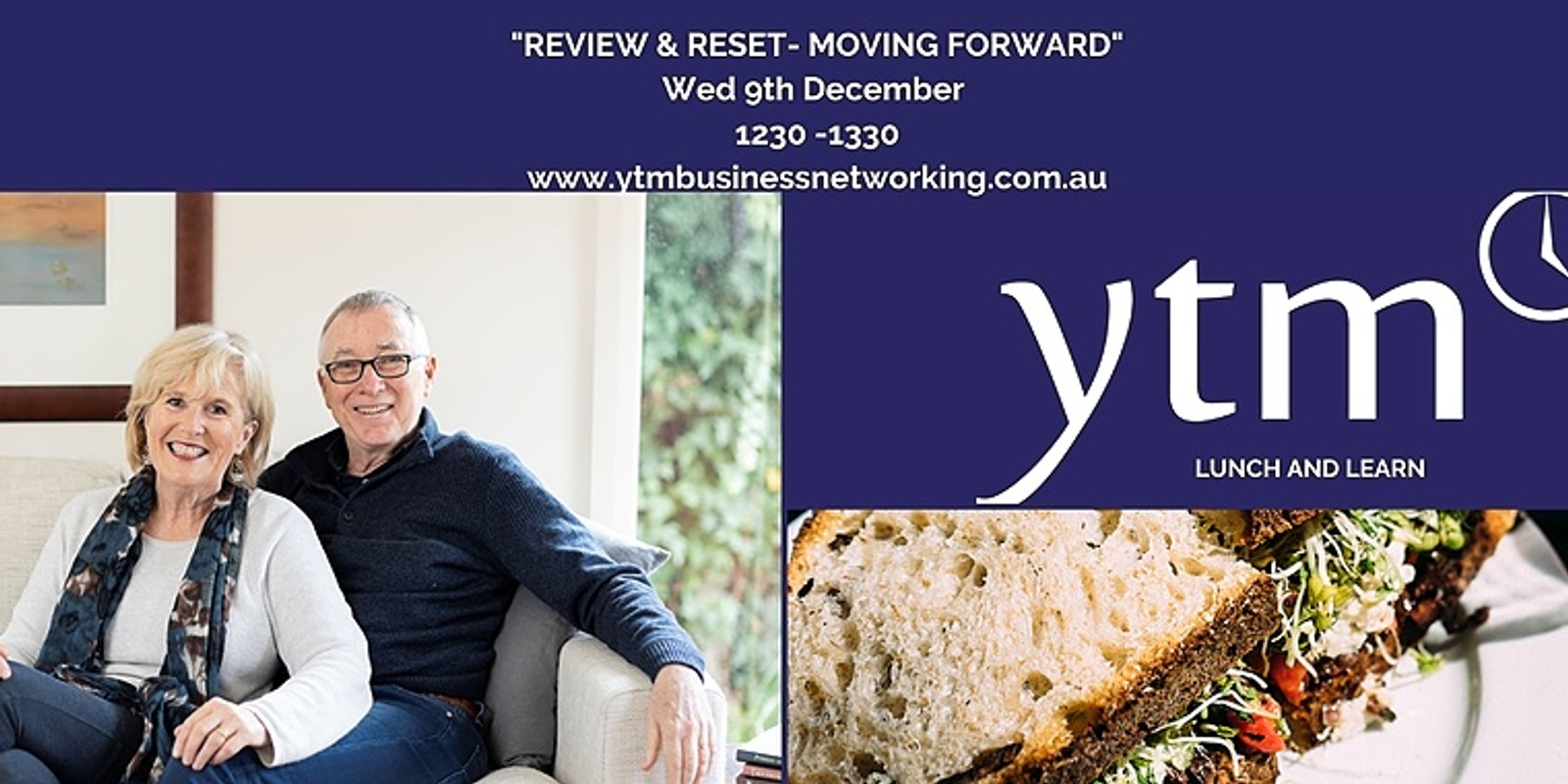 Banner image for YTM Lunch and Learn -Review and Reset- Moving Forward