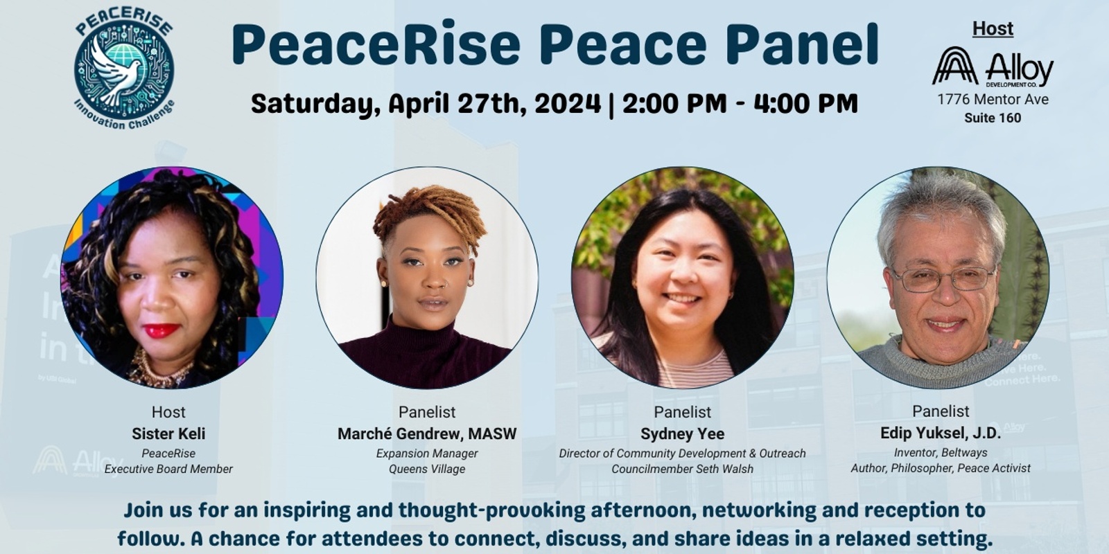 Banner image for PeaceRise Peace Panel