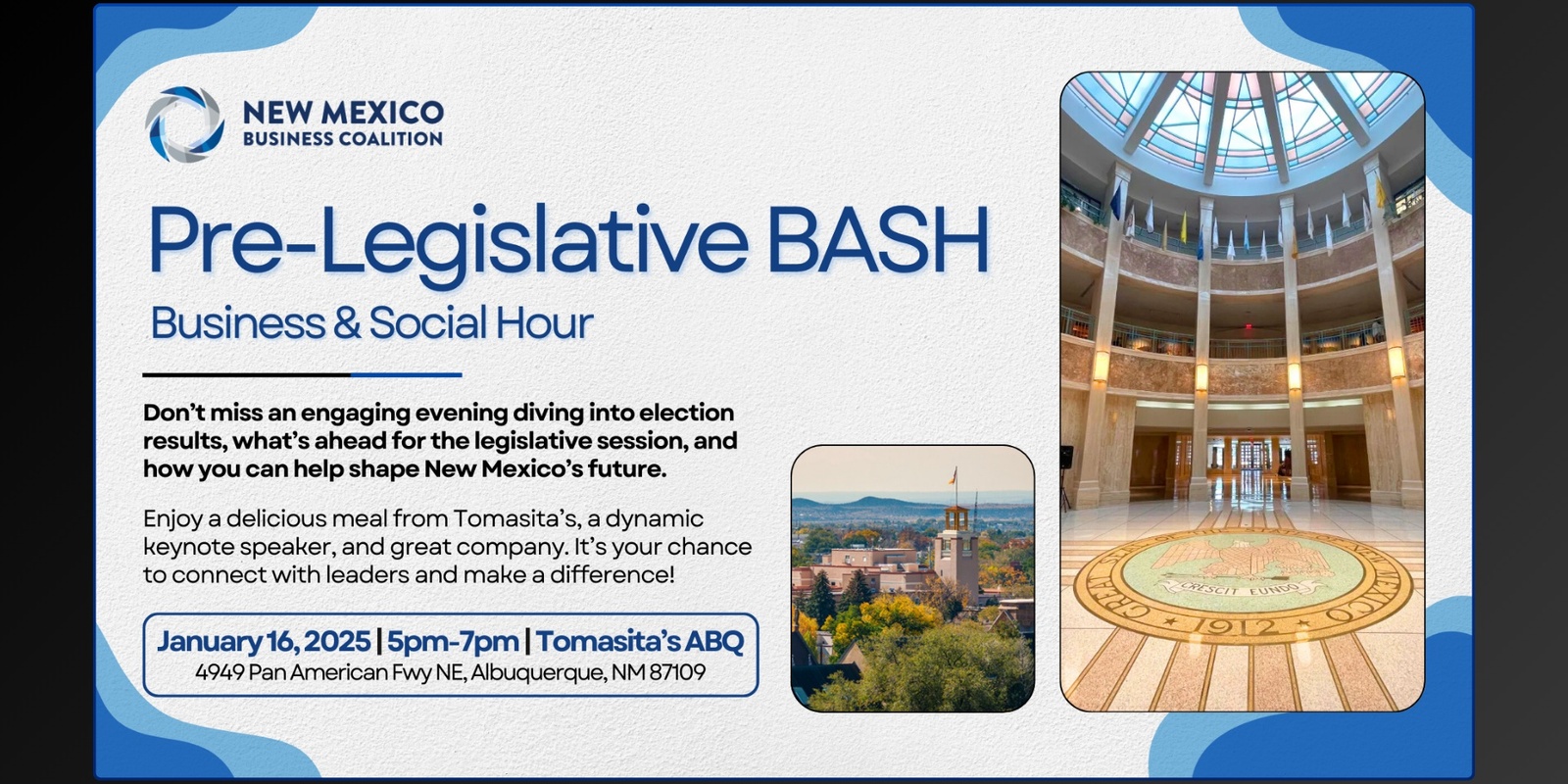 Banner image for 2025 Pre-Legislative BASH (Business and Social Hour)