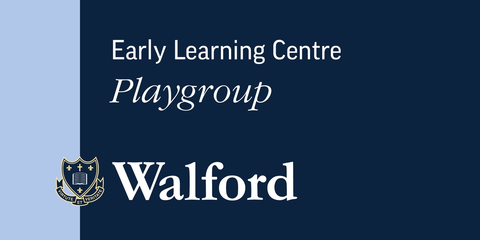 Banner image for Walford Playgroup