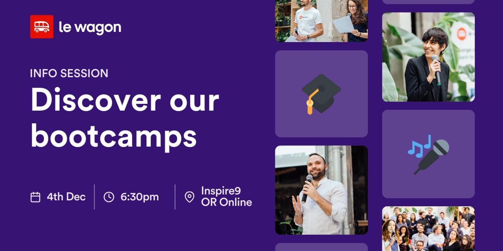 Banner image for Le Wagon Info Session | Come discover our bootcamps! 