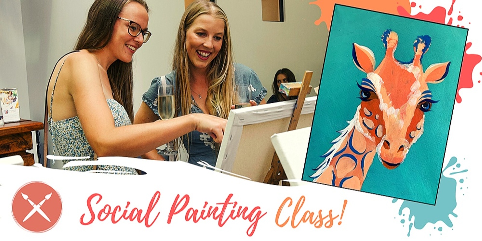 Paint & Sip Event: Gerald The Giraffe 07/01/23 | Humanitix