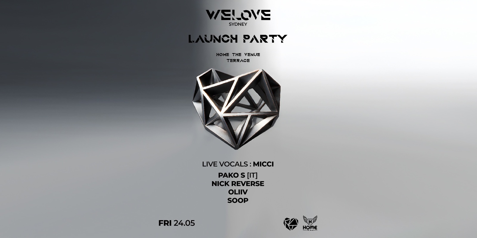 Banner image for WeLove Sydney Launch Party | Home The Venue