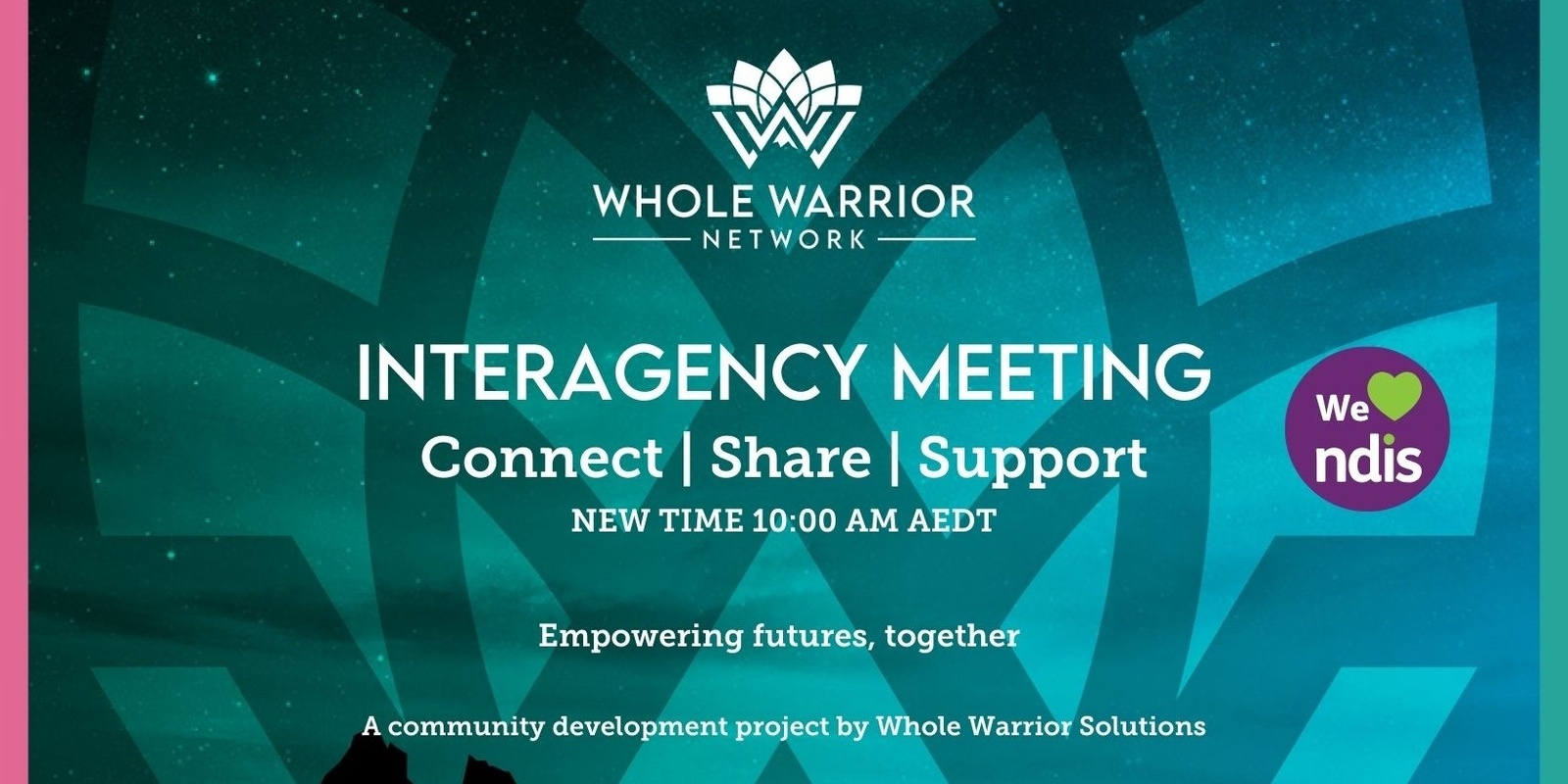 Banner image for Interagency Meeting - online monthly disAbility networking - Whole Warrior Network
