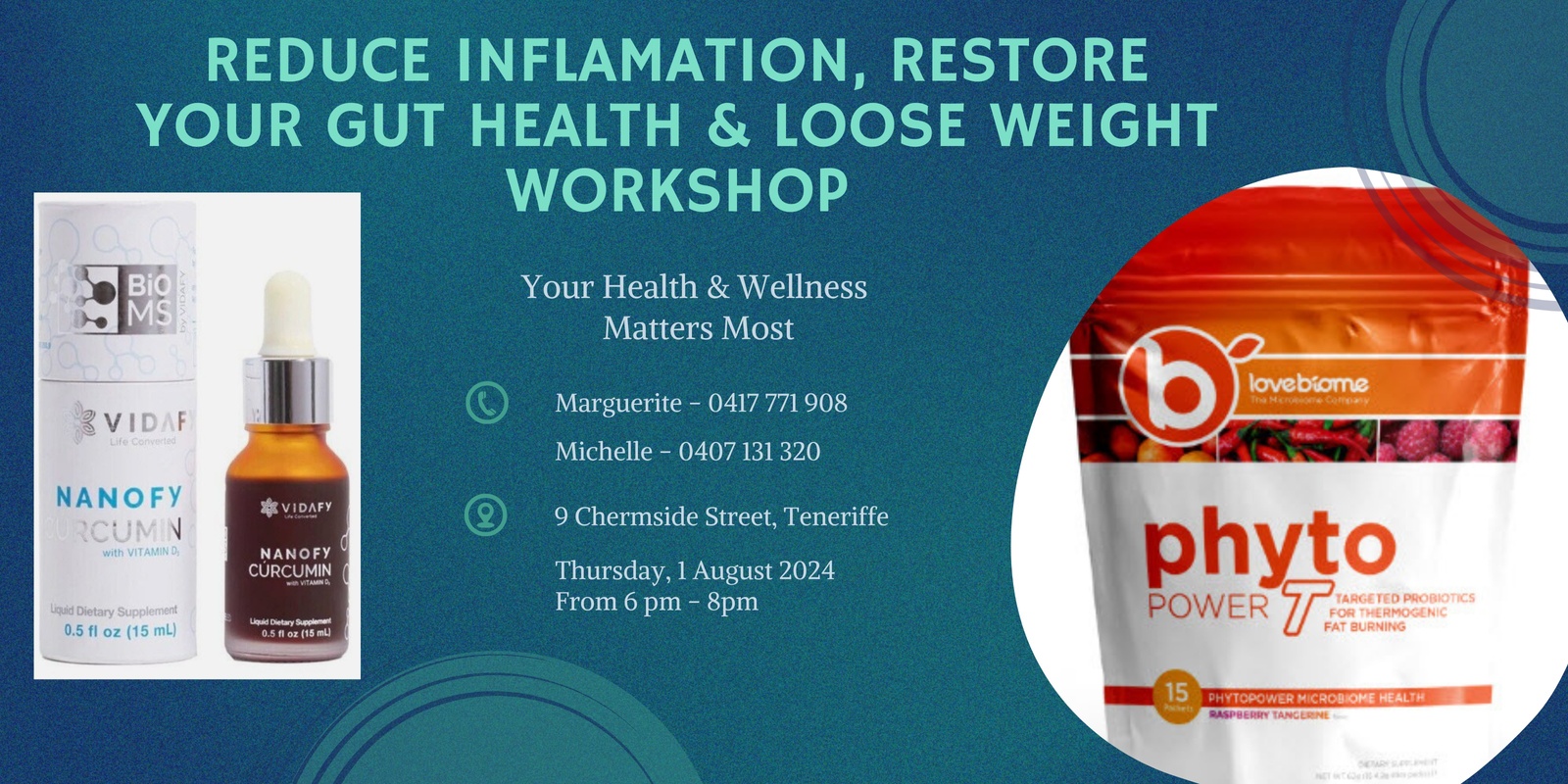 Banner image for Reduce Inflammation, Restore Gut Health and Loose Weight