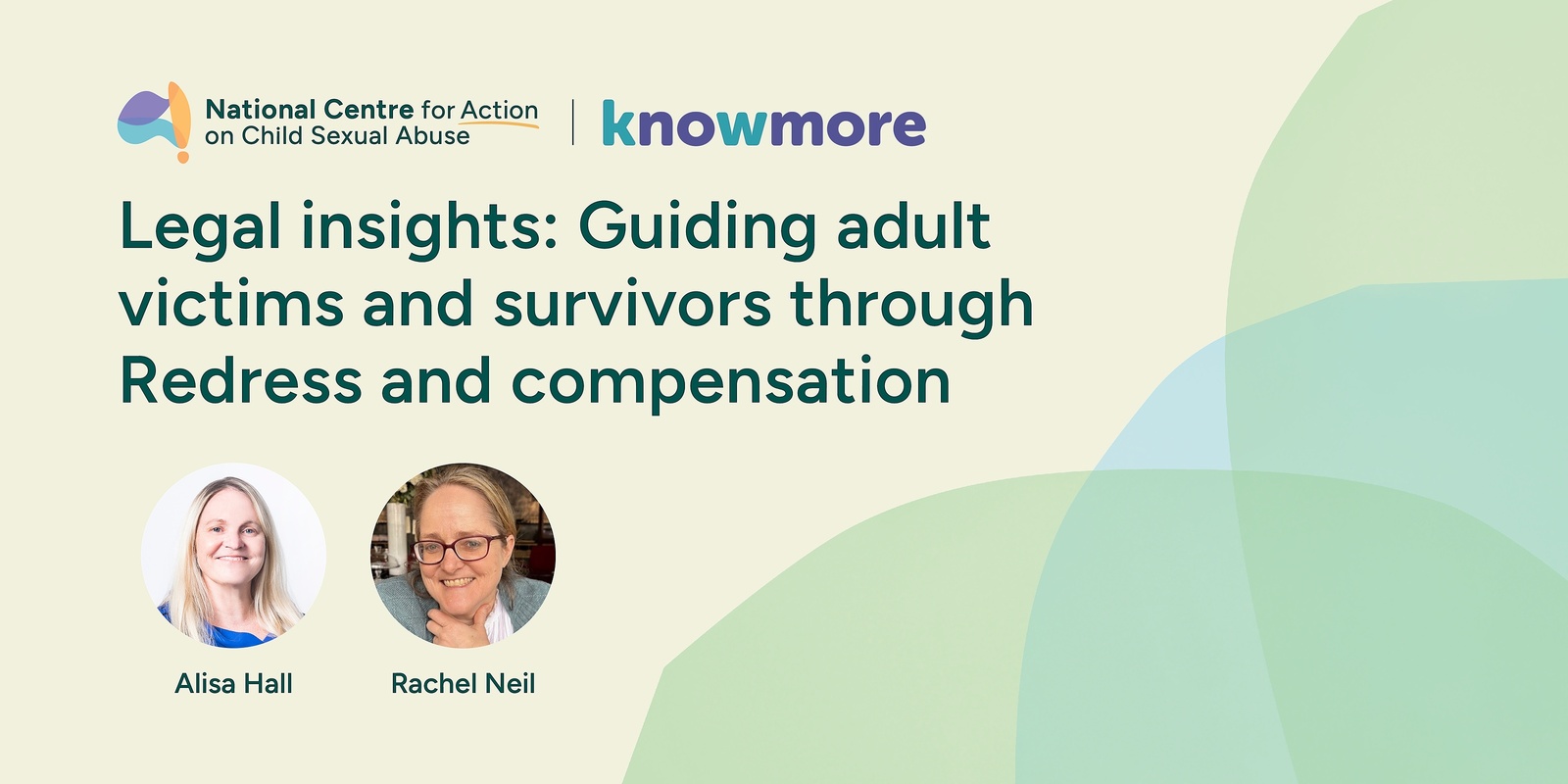 Banner image for Legal insights: Guiding adult victims and survivors through Redress and compensation