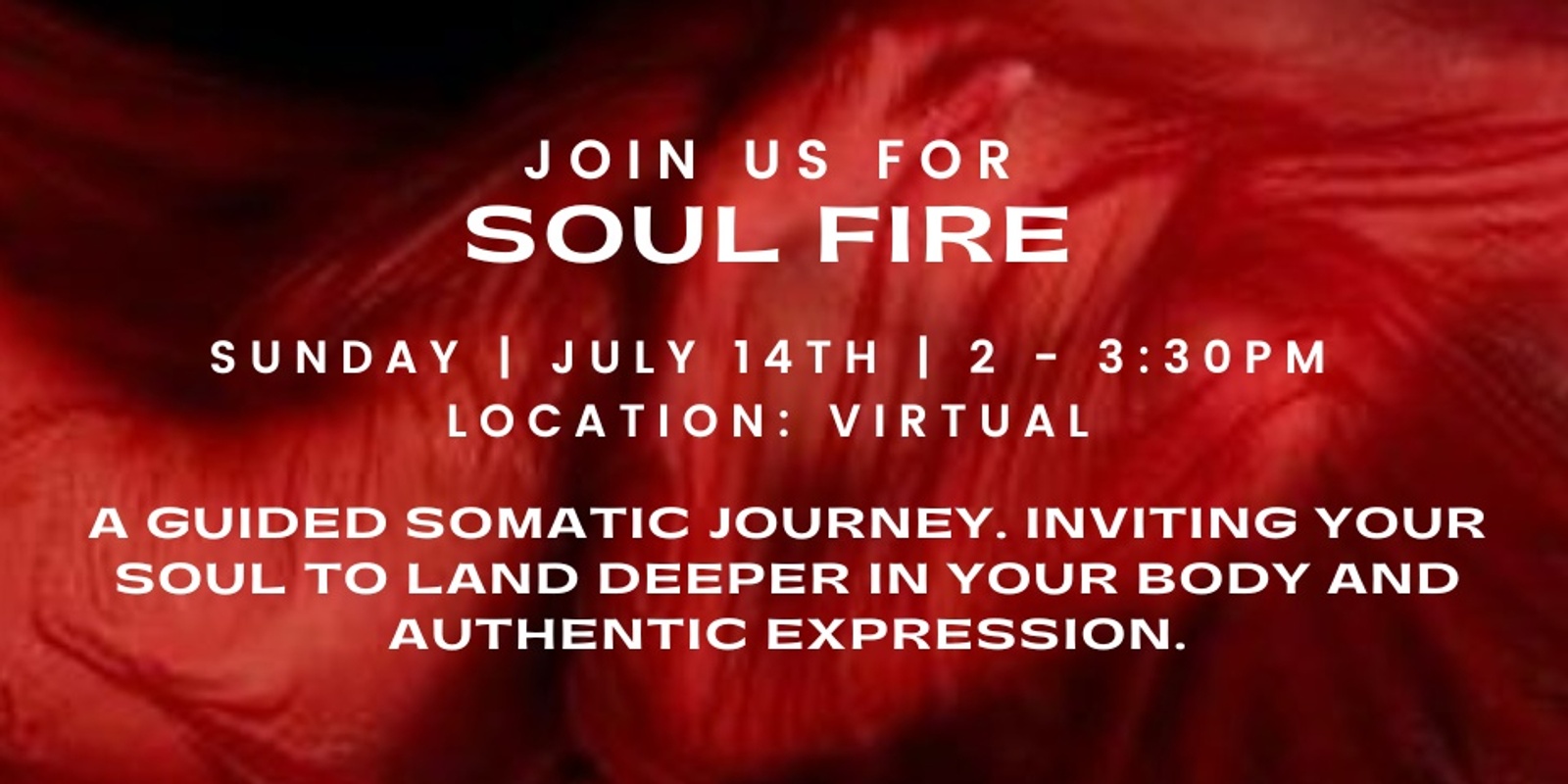 Banner image for Soul Fire Virtual Experience