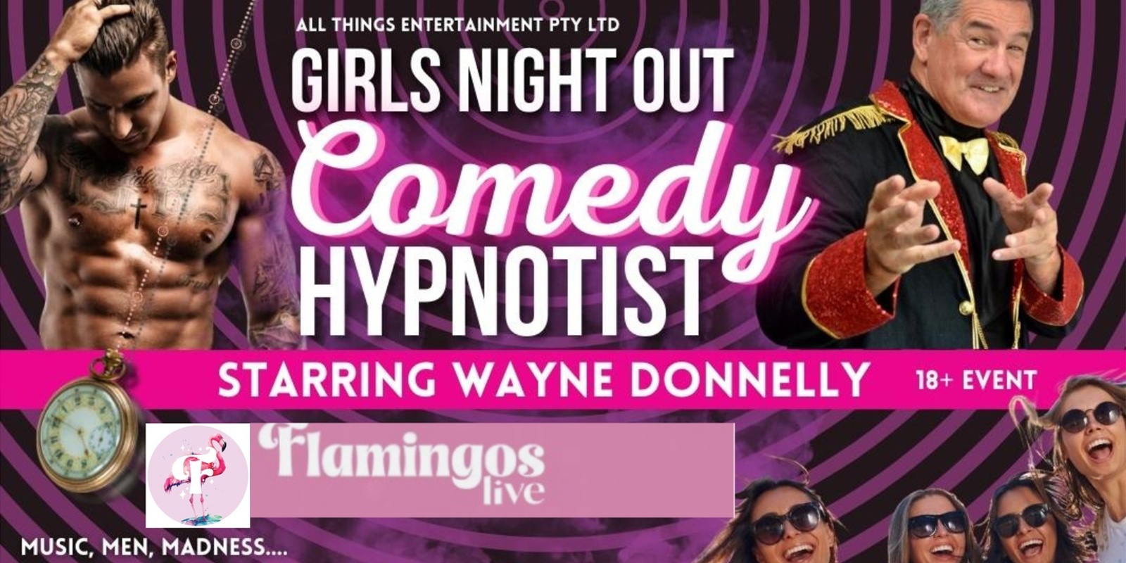 Banner image for Girls Night Out COMEDY HYPNOSIS SHOW