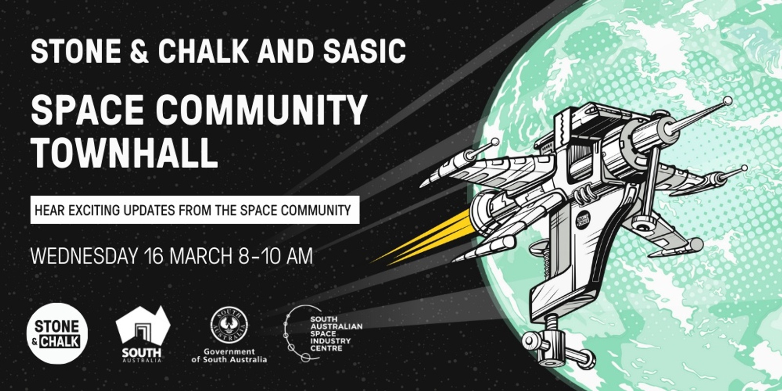 Banner image for Stone & Chalk and SASIC Town Hall #3