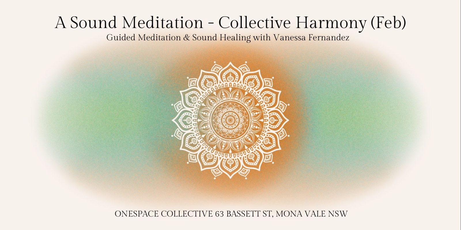 Banner image for A Sound Meditation with Vanessa Fernandez - Collective Harmony (FEB)