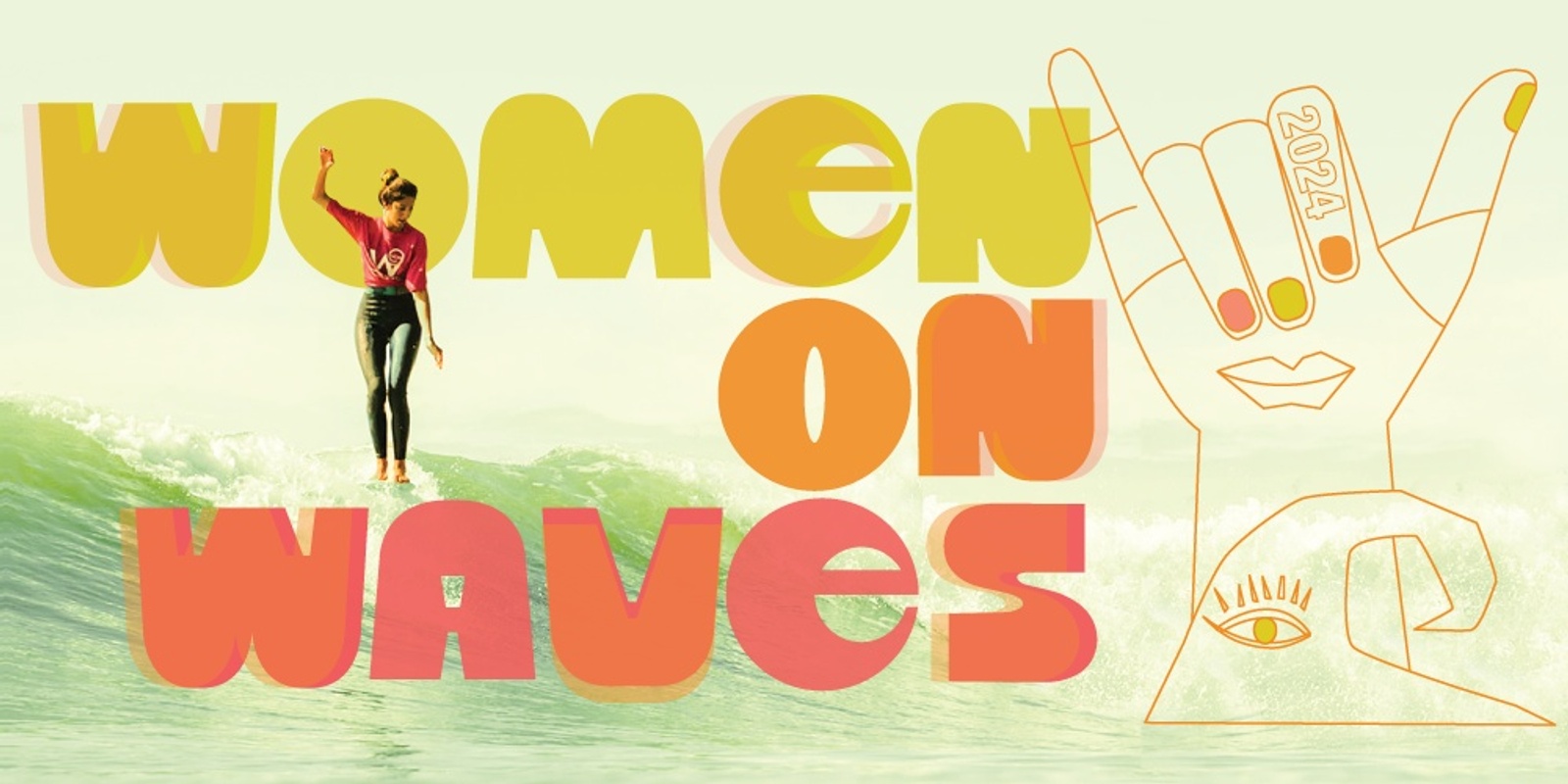 Banner image for Women On Waves Surf Contest and Open Water Swim / Oct. 19-20 2024 Presented by Dignity Health - Produced by Ola Chica