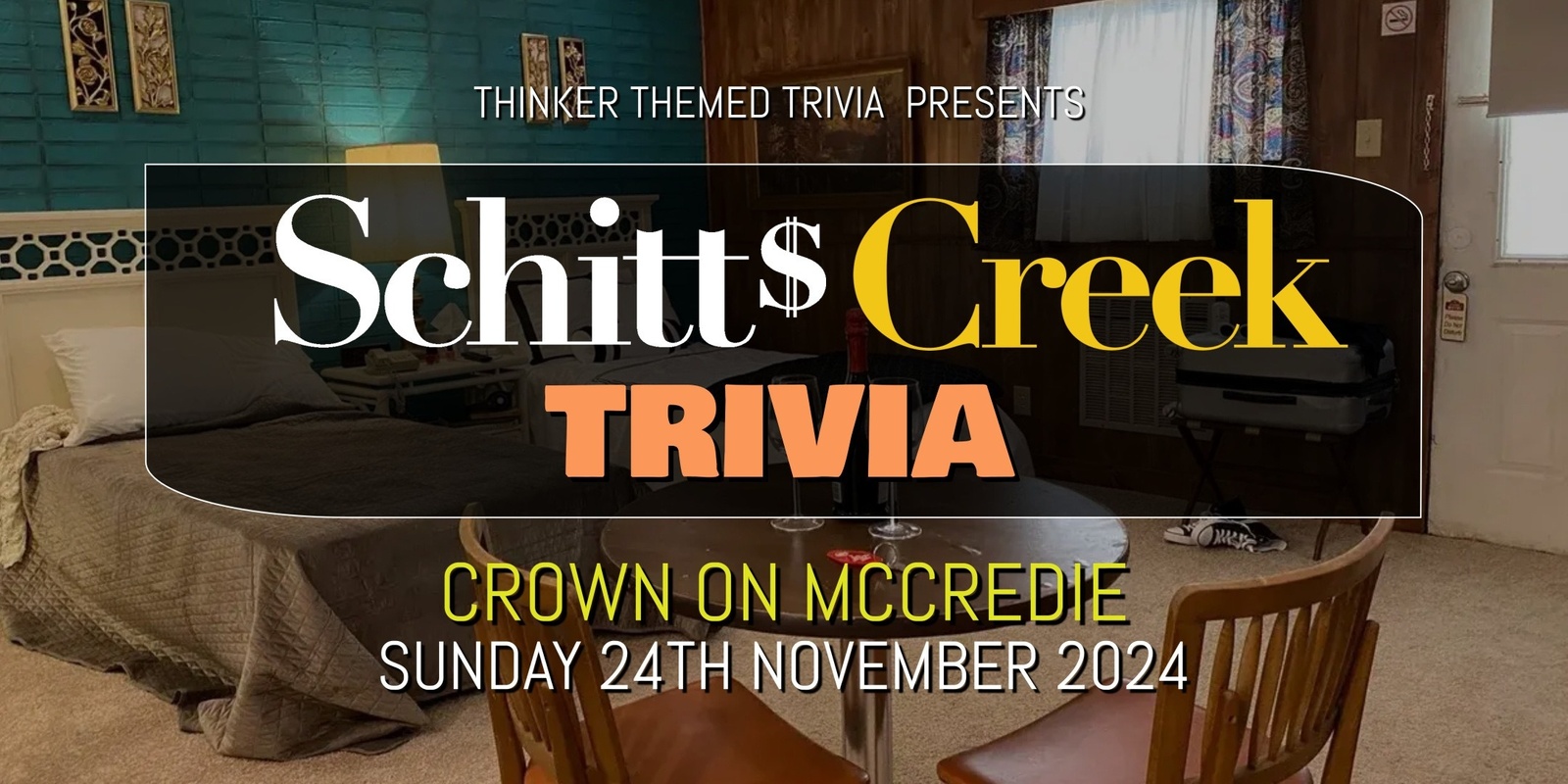 Banner image for Schitt's Creek Trivia - Crown On McCredie