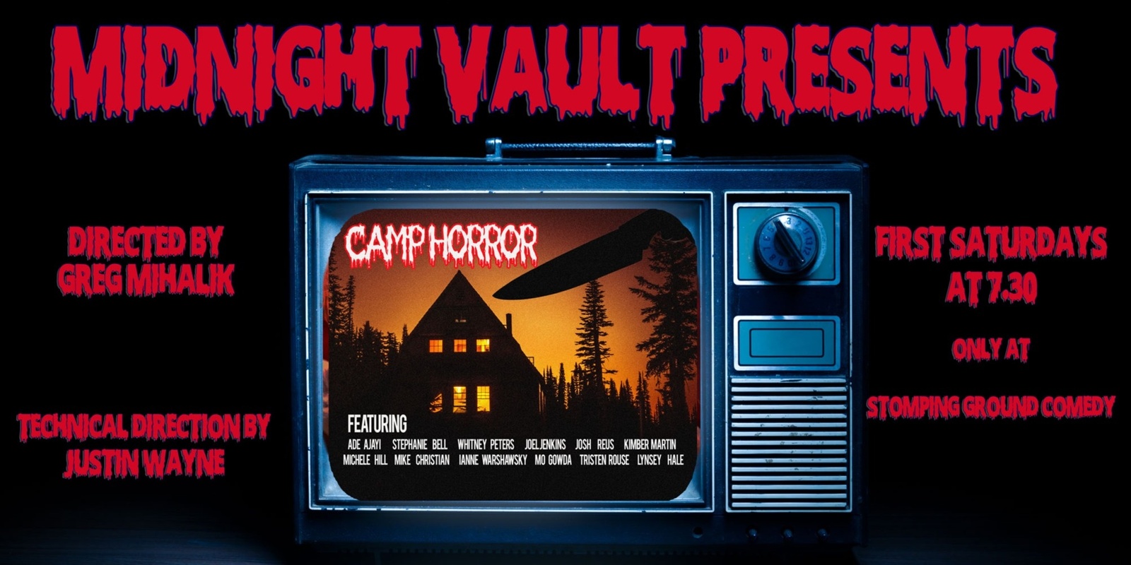 Banner image for Midnight Vault Presents: Camp Horror!
