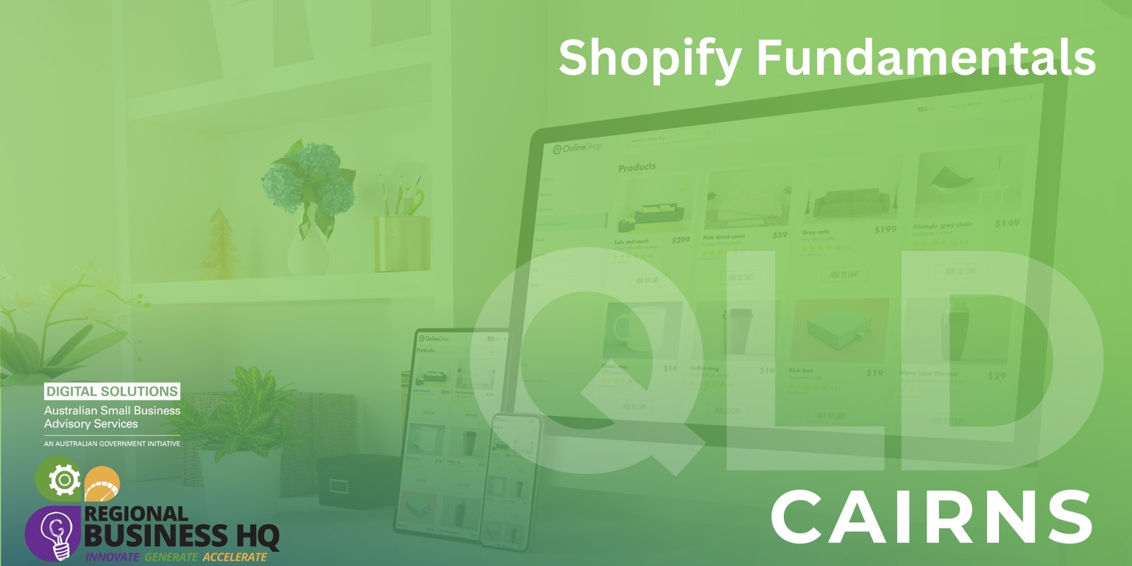 Banner image for Shopify Fundamentals - Cairns