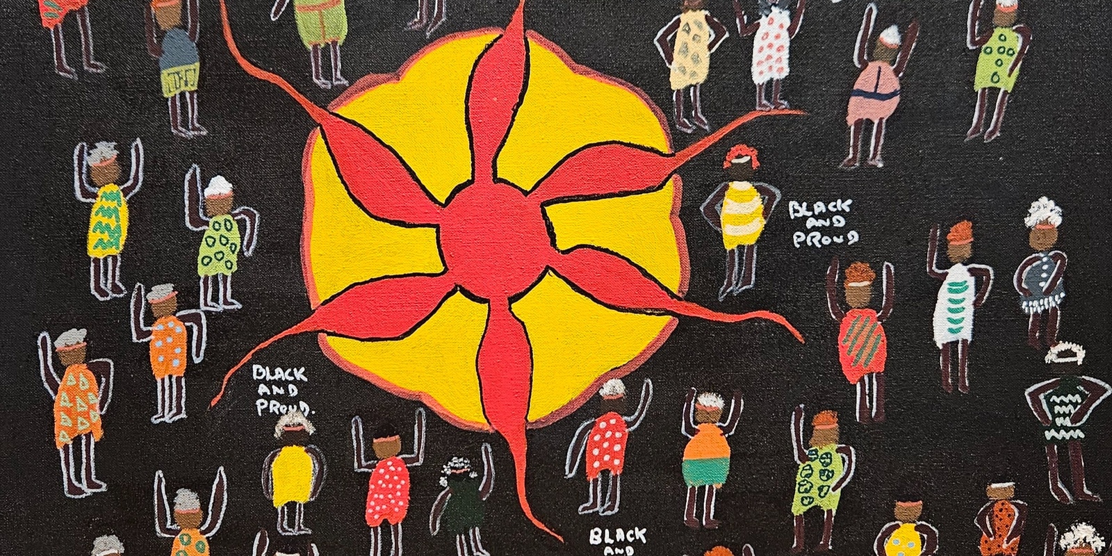 Banner image for Kaiela Arts NAIDOC 2024 Exhibition - Keep the Fire Burning! Blak, Loud and Proud.