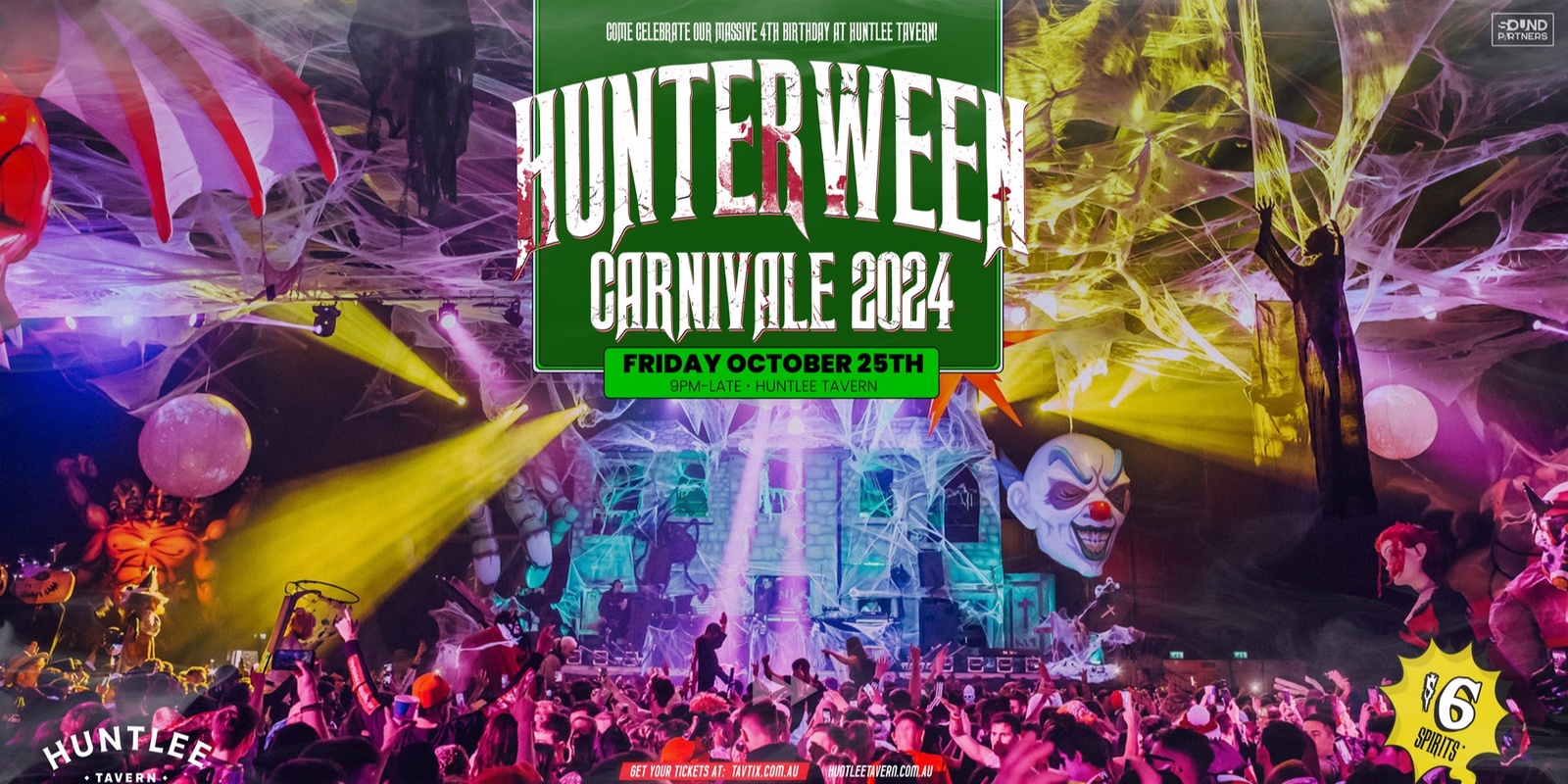 Banner image for Hunterween Carnivale 2024 at Huntlee Tavern!