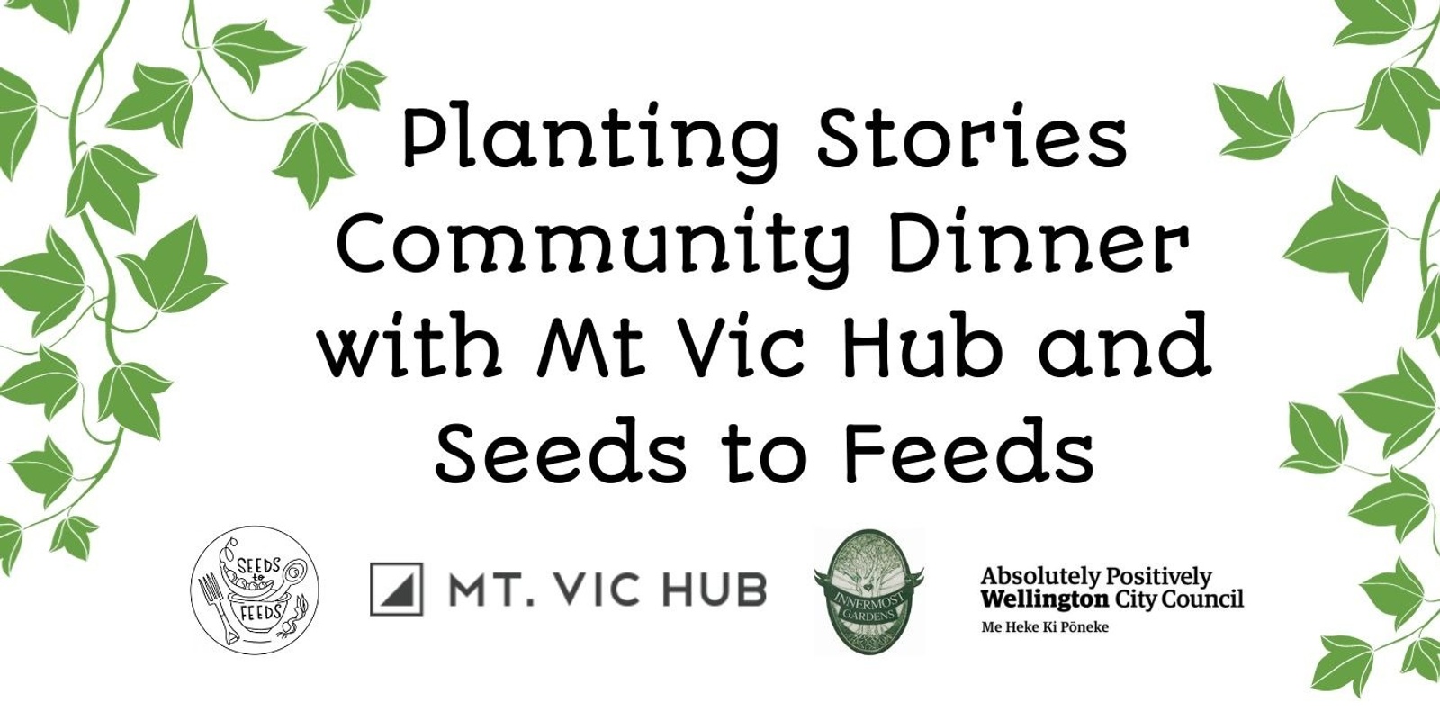 Banner image for Planting Stories - Community dinner with Mt Vic Hub and Seeds to Feeds