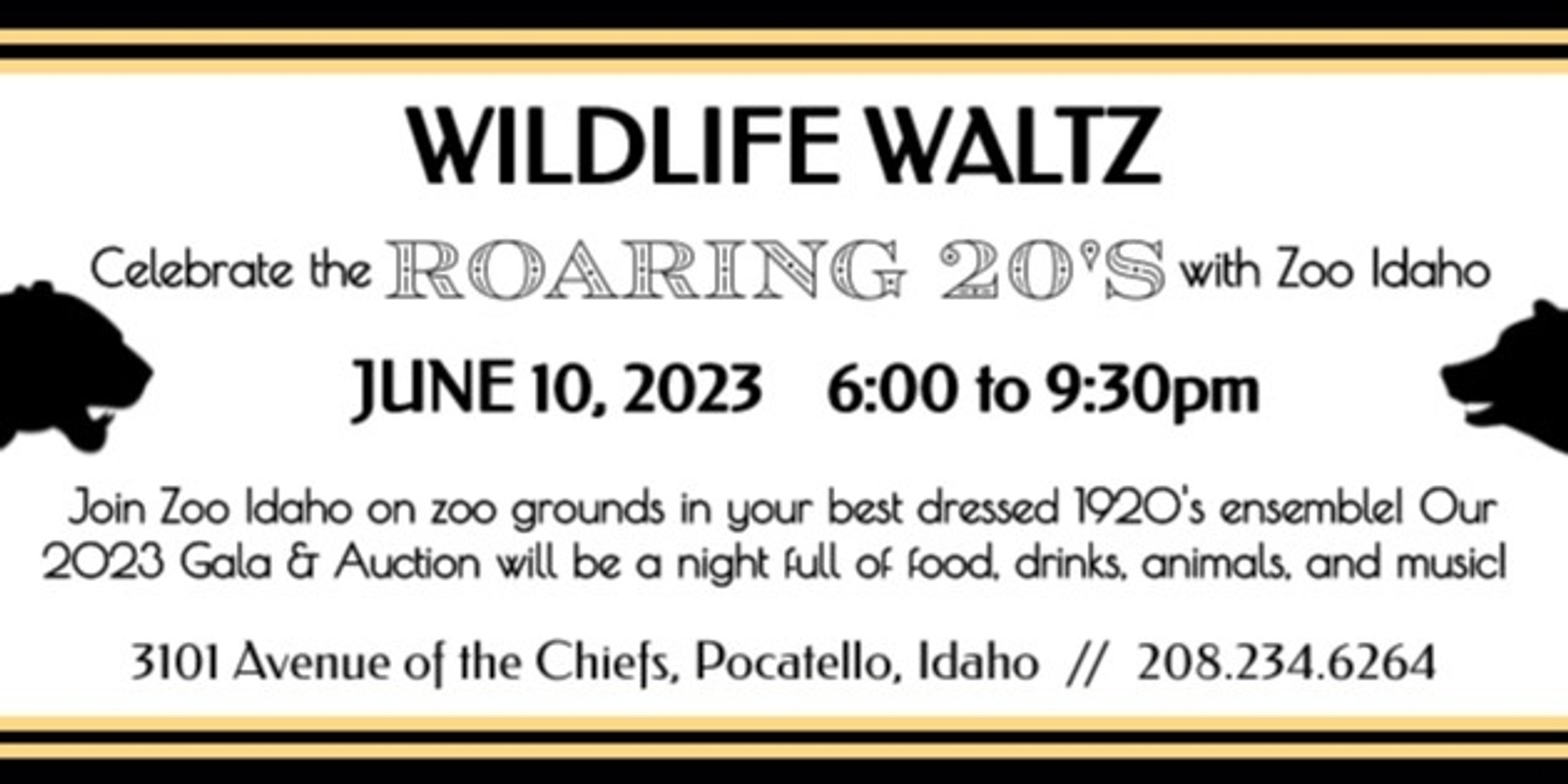 Wildlife Waltz- Roaring 20's