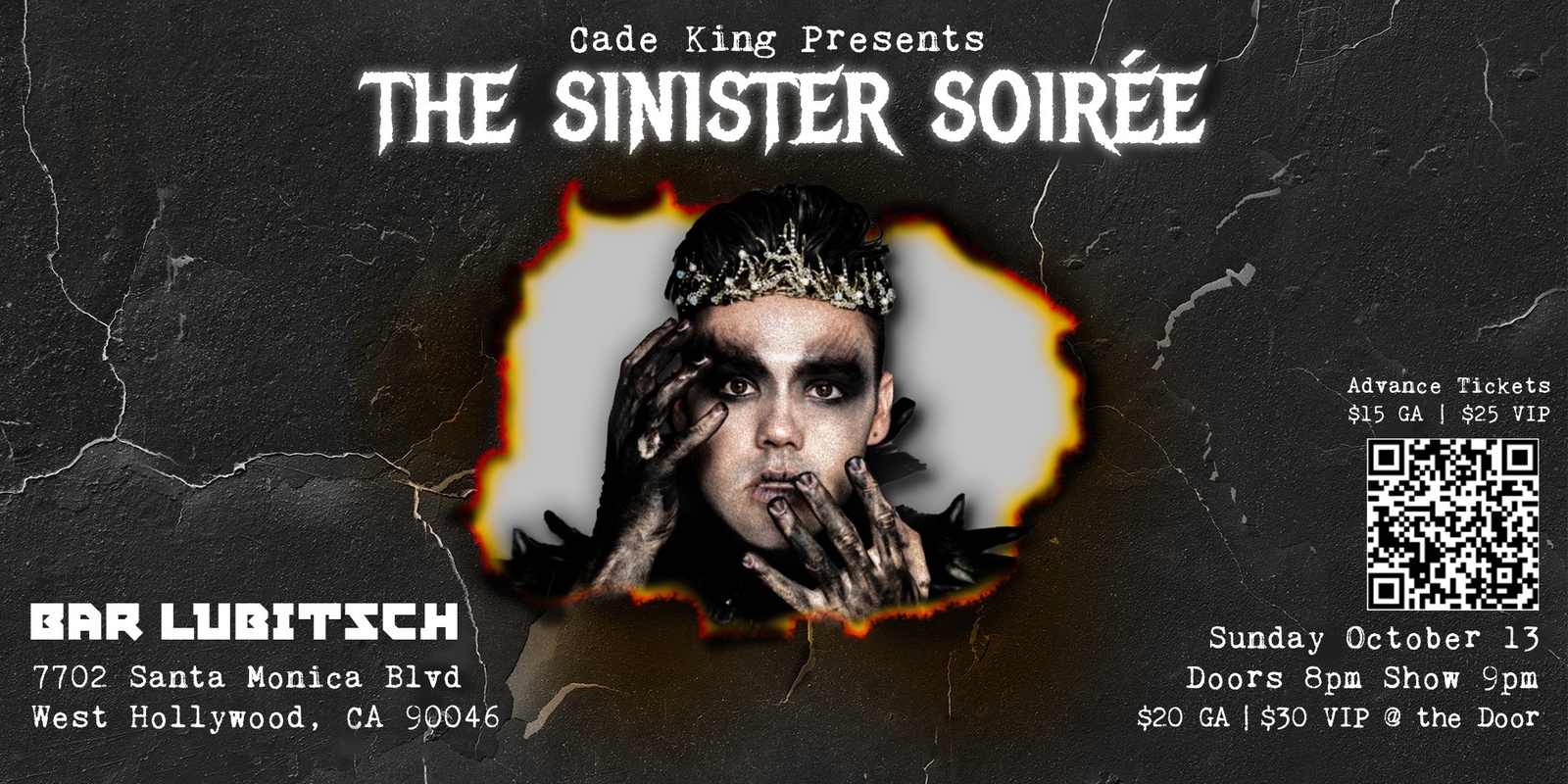 Banner image for The Sinister Soirée