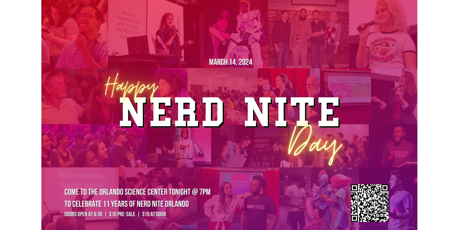 Banner image for NERD NITE DAY 2024: Nerd Nite Orlando’s 11th birthday show